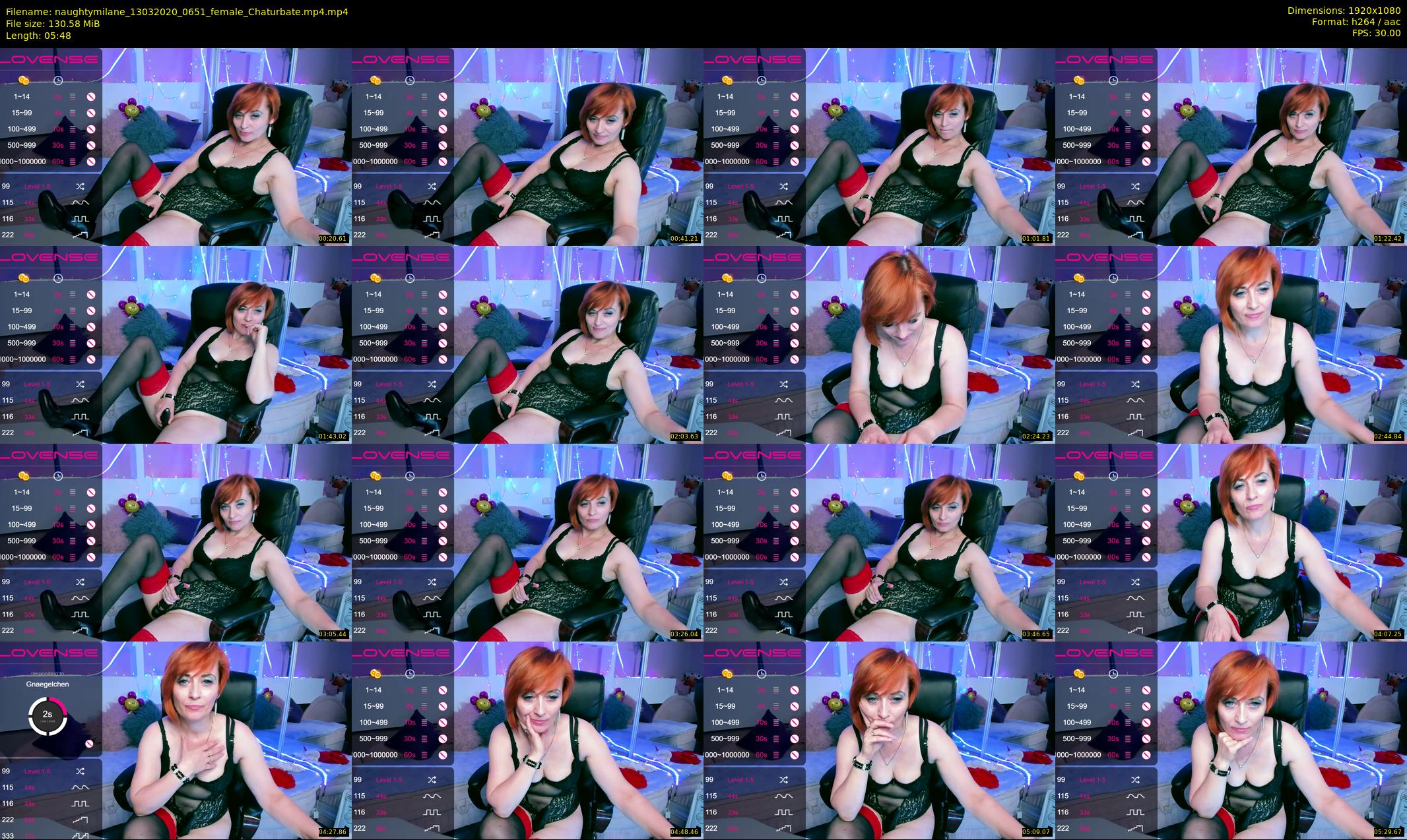 naughtymilane — 6 minute Chaturbate female cam show recording, 1080p, Mar 13, 2020