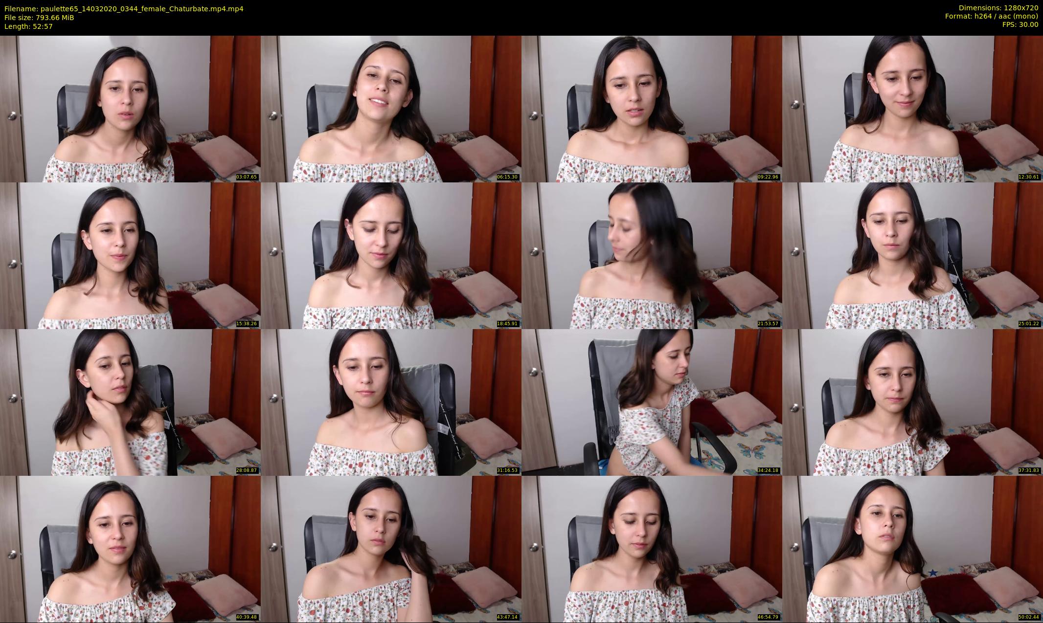 paulette65 — 53 minute Chaturbate female cam show recording, 720p, Mar 14, 2020