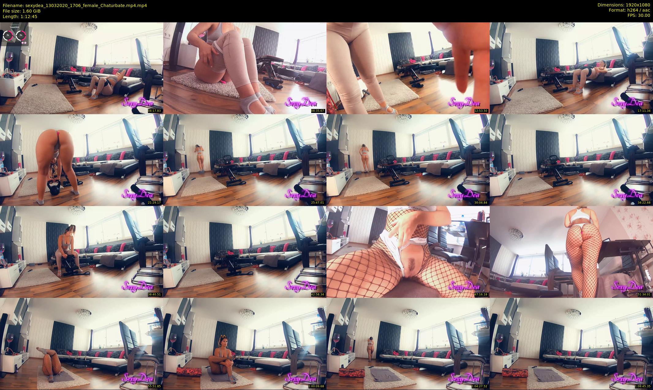 sexydea — 73 minute Chaturbate female cam show recording, 1080p, Mar 13, 2020