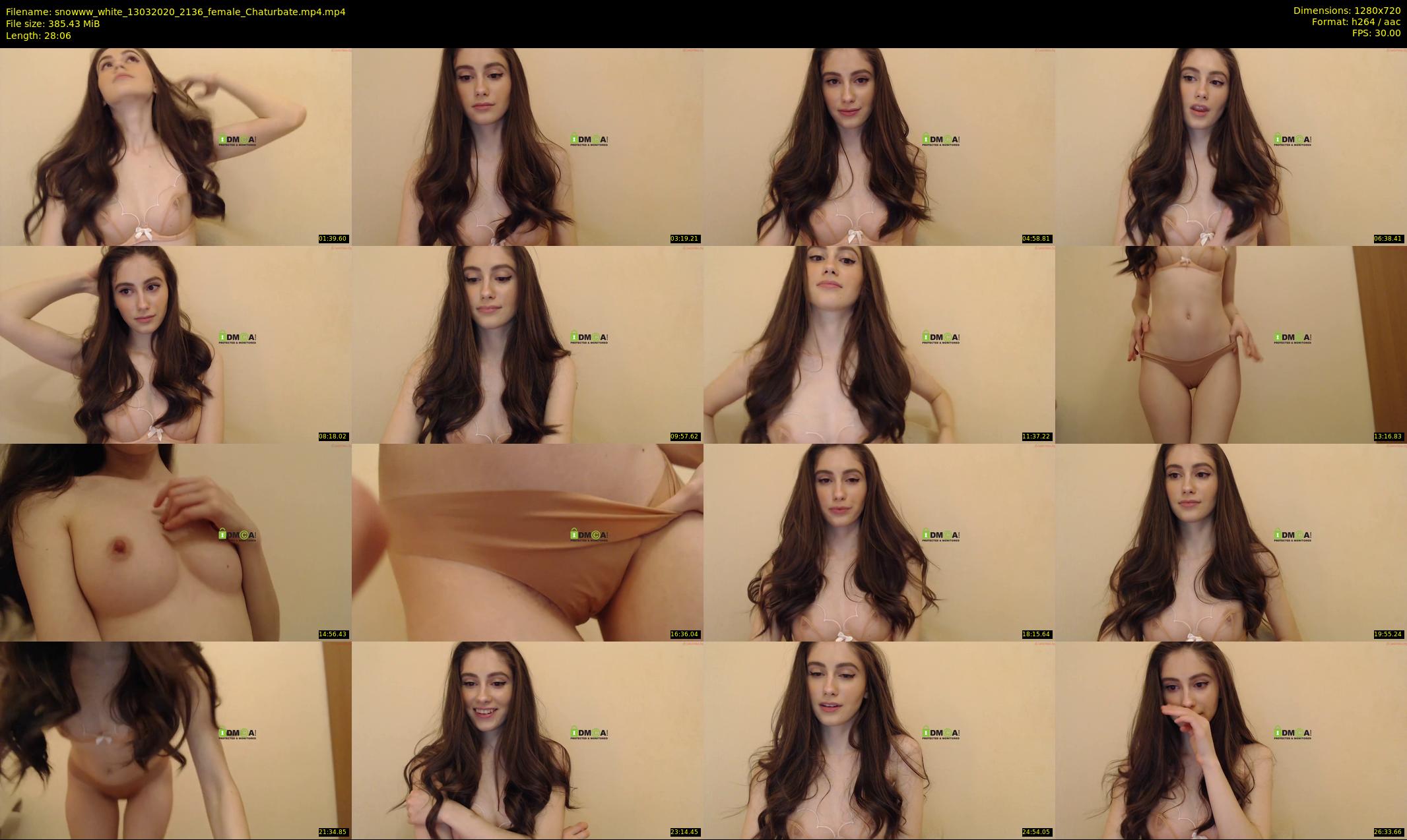 snowww_white — 29 minute Chaturbate female cam show recording, 720p, Mar 13, 2020