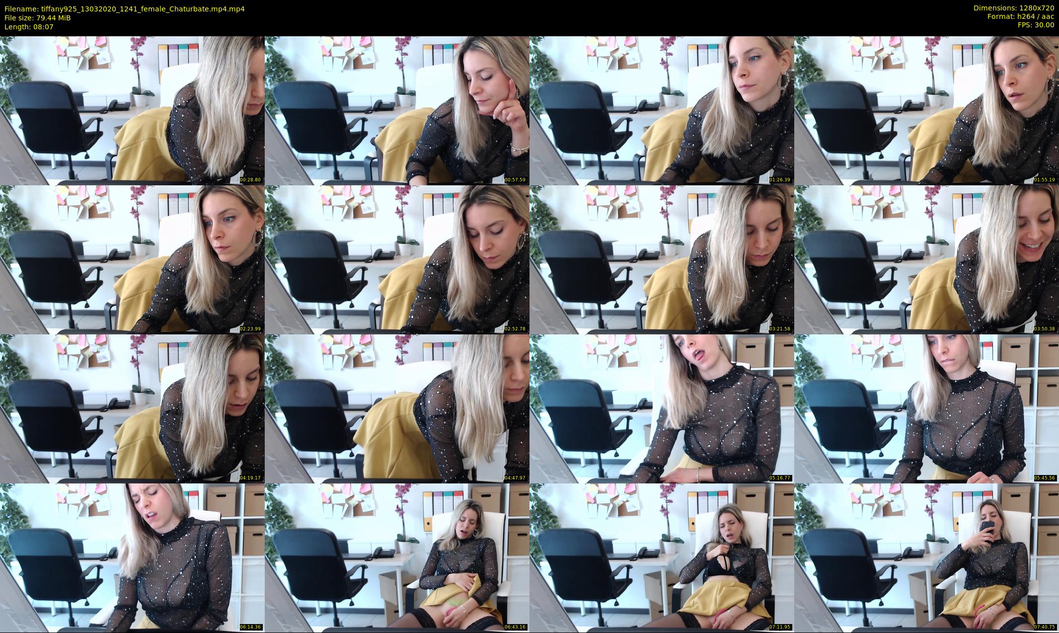tiffany925 — 9 minute Chaturbate female cam show recording, 720p, Mar 13, 2020