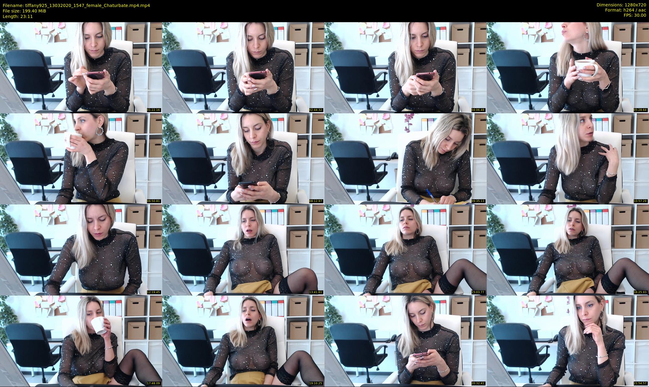 tiffany925 — 24 minute Chaturbate female cam show recording, 720p, Mar 13, 2020
