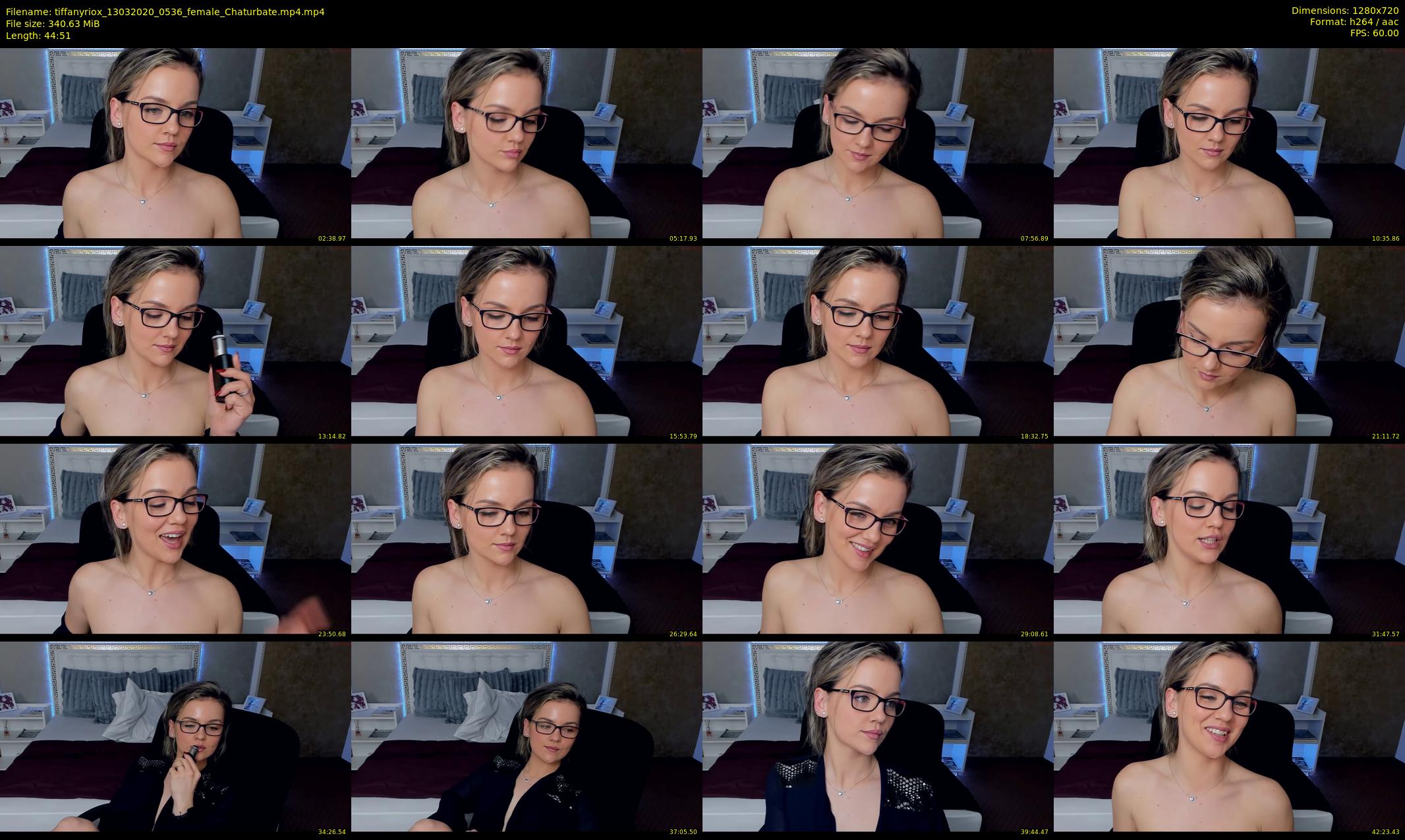 tiffanyriox — 45 minute Chaturbate female cam show recording, 720p, Mar 13, 2020