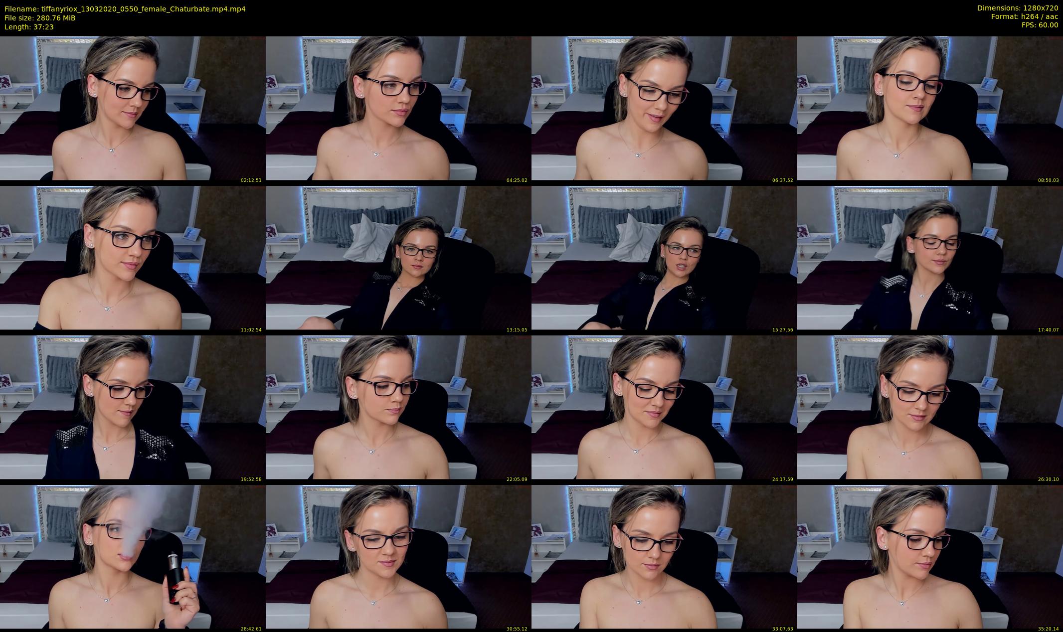 tiffanyriox — 38 minute Chaturbate female cam show recording, 720p, Mar 13, 2020