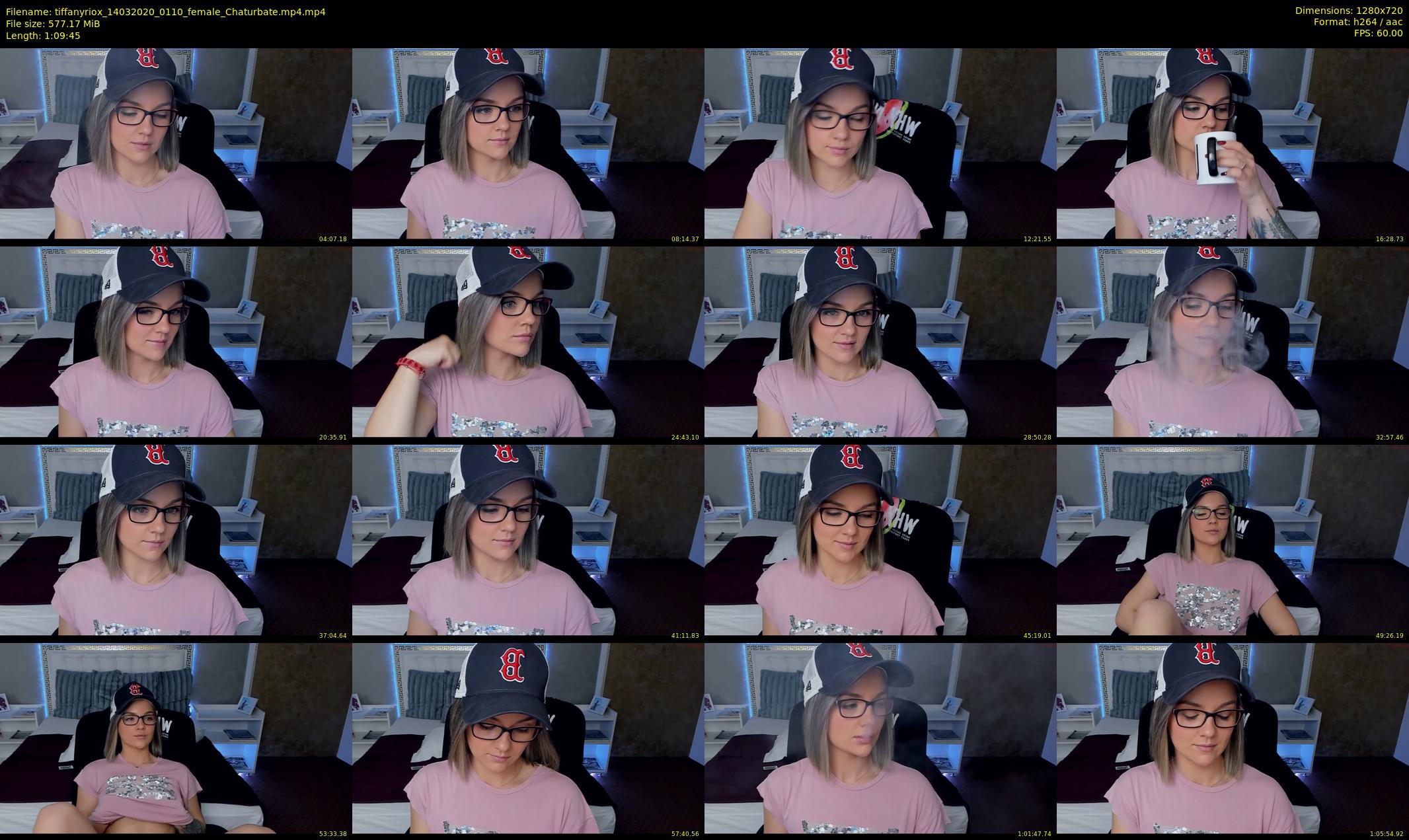 tiffanyriox — 70 minute Chaturbate female cam show recording, 720p, Mar 14, 2020