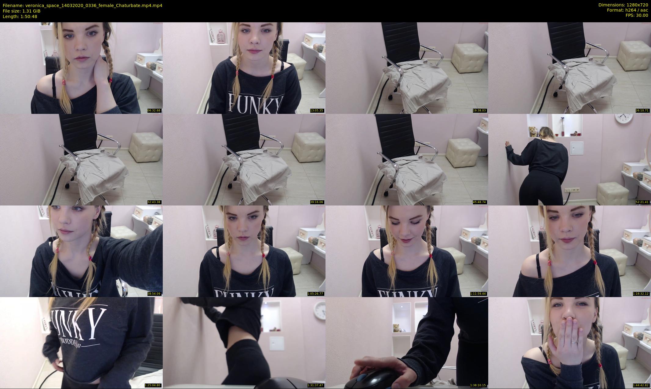 veronica_space — 111 minute Chaturbate female cam show recording, 720p, Mar 14, 2020