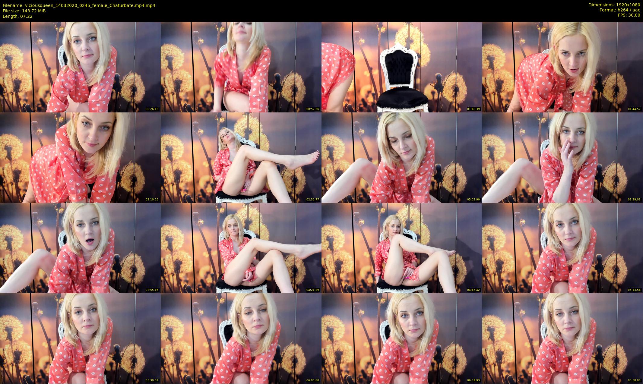 viciousqueen — 8 minute Chaturbate female cam show recording, 1080p, Mar 14, 2020