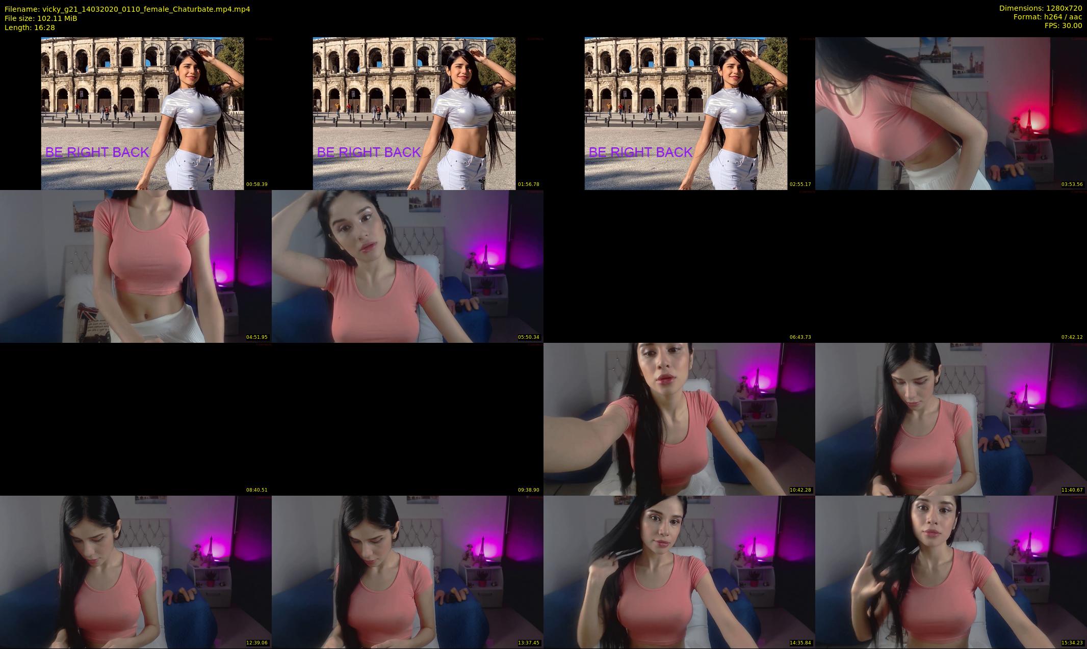 vicky_g21 — 17 minute Chaturbate female cam show recording, 720p, Mar 14, 2020