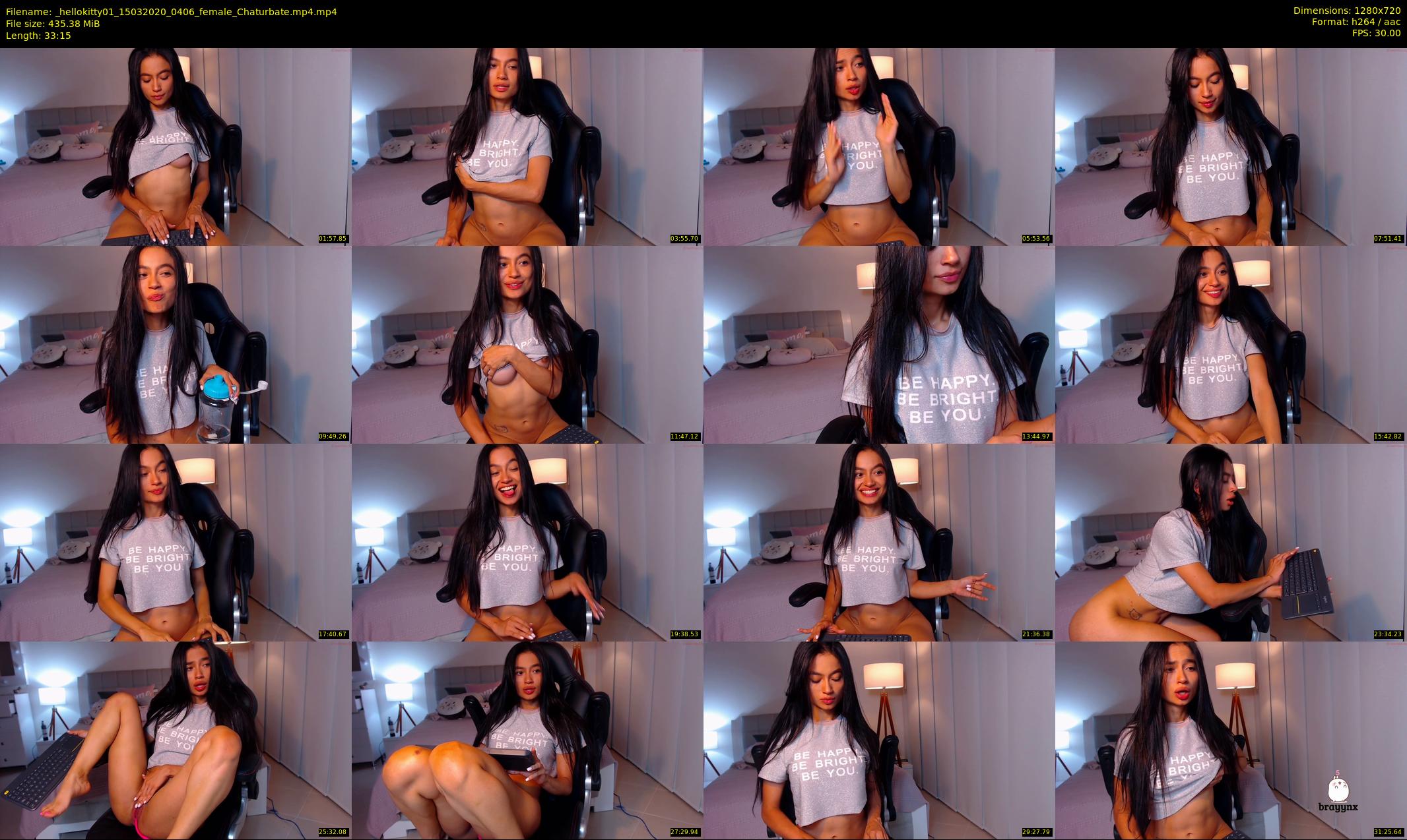 _hellokitty01 — 34 minute Chaturbate female cam show recording, 720p, Mar 15, 2020