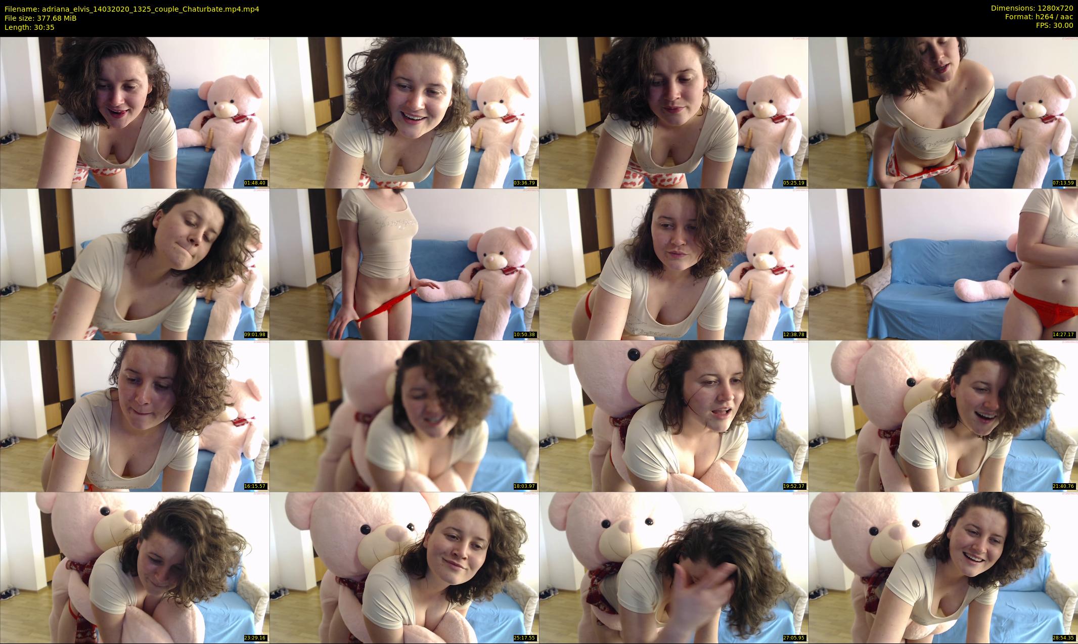 adriana_elvis — 31 minute Chaturbate couple cam show recording, 720p, Mar 14, 2020