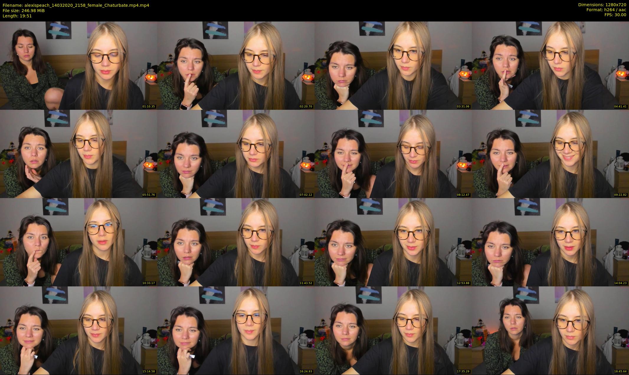 alexispeach — 20 minute Chaturbate female cam show recording, 720p, Mar 14, 2020