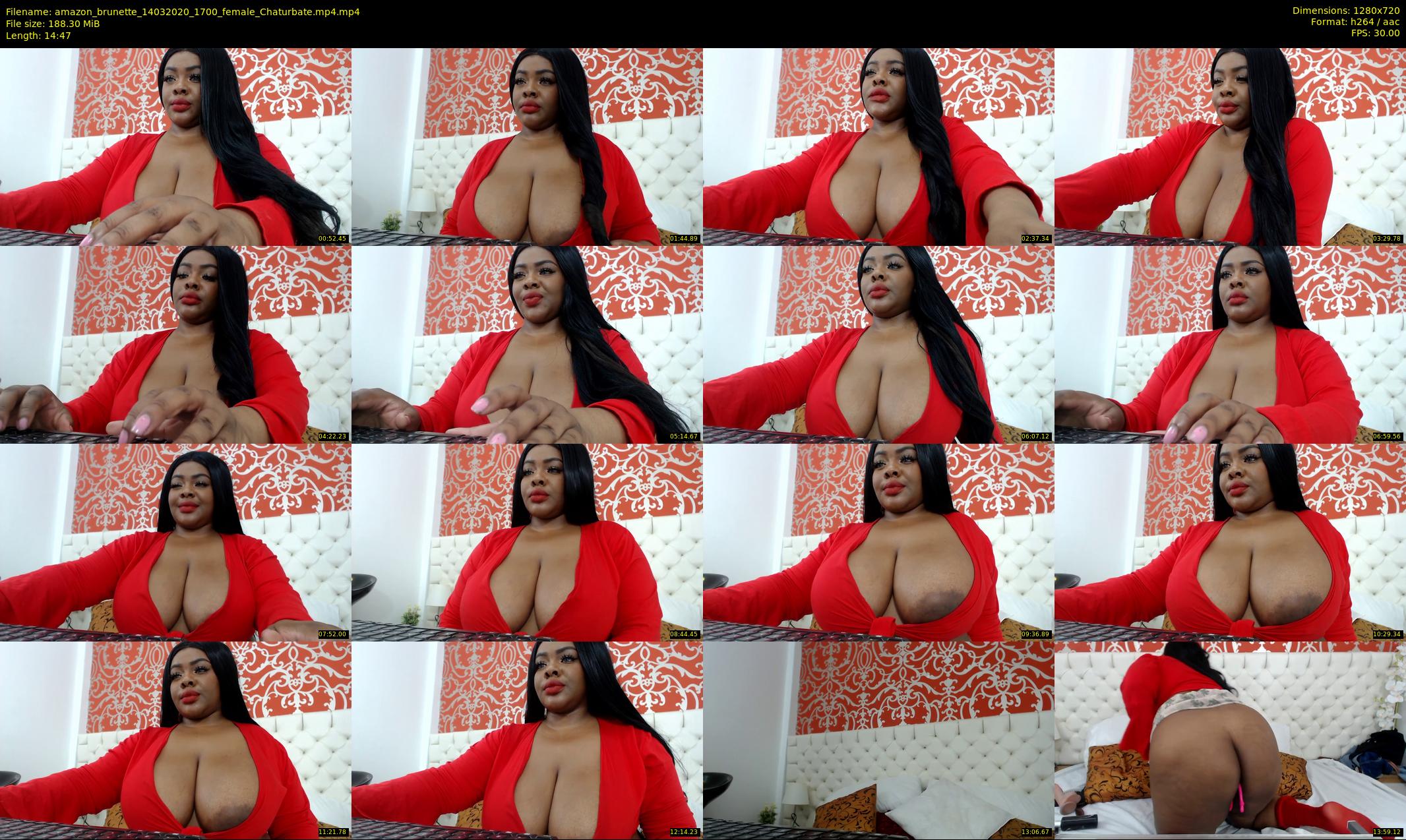 amazon_brunette — 15 minute Chaturbate female cam show recording, 720p, Mar 14, 2020