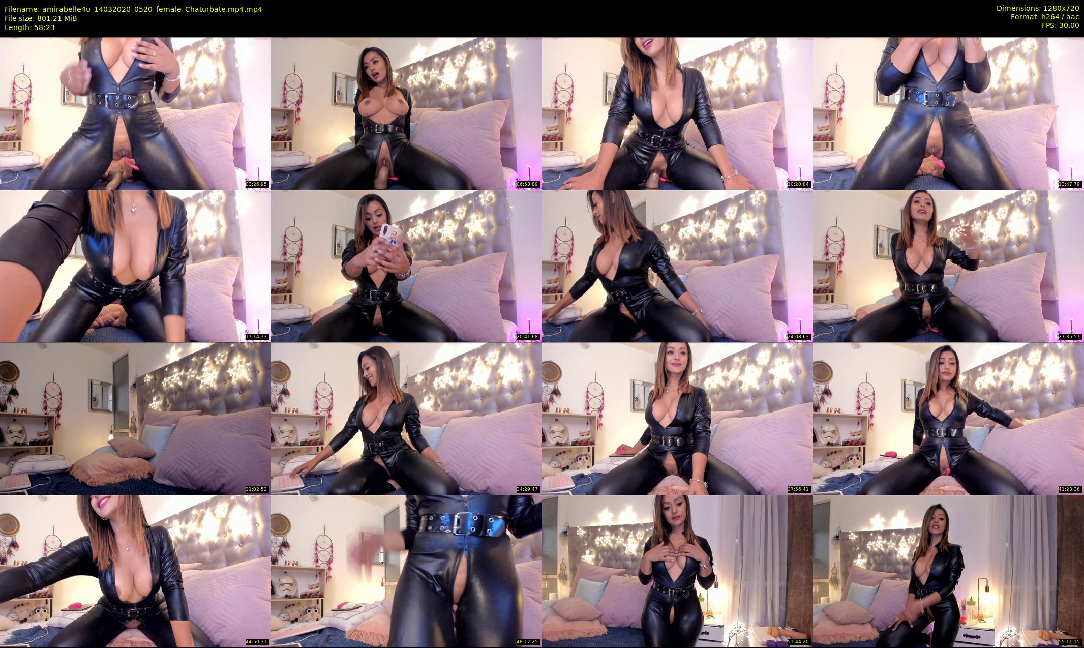 amirabelle4u — 59 minute Chaturbate female cam show recording, 720p, Mar 14, 2020