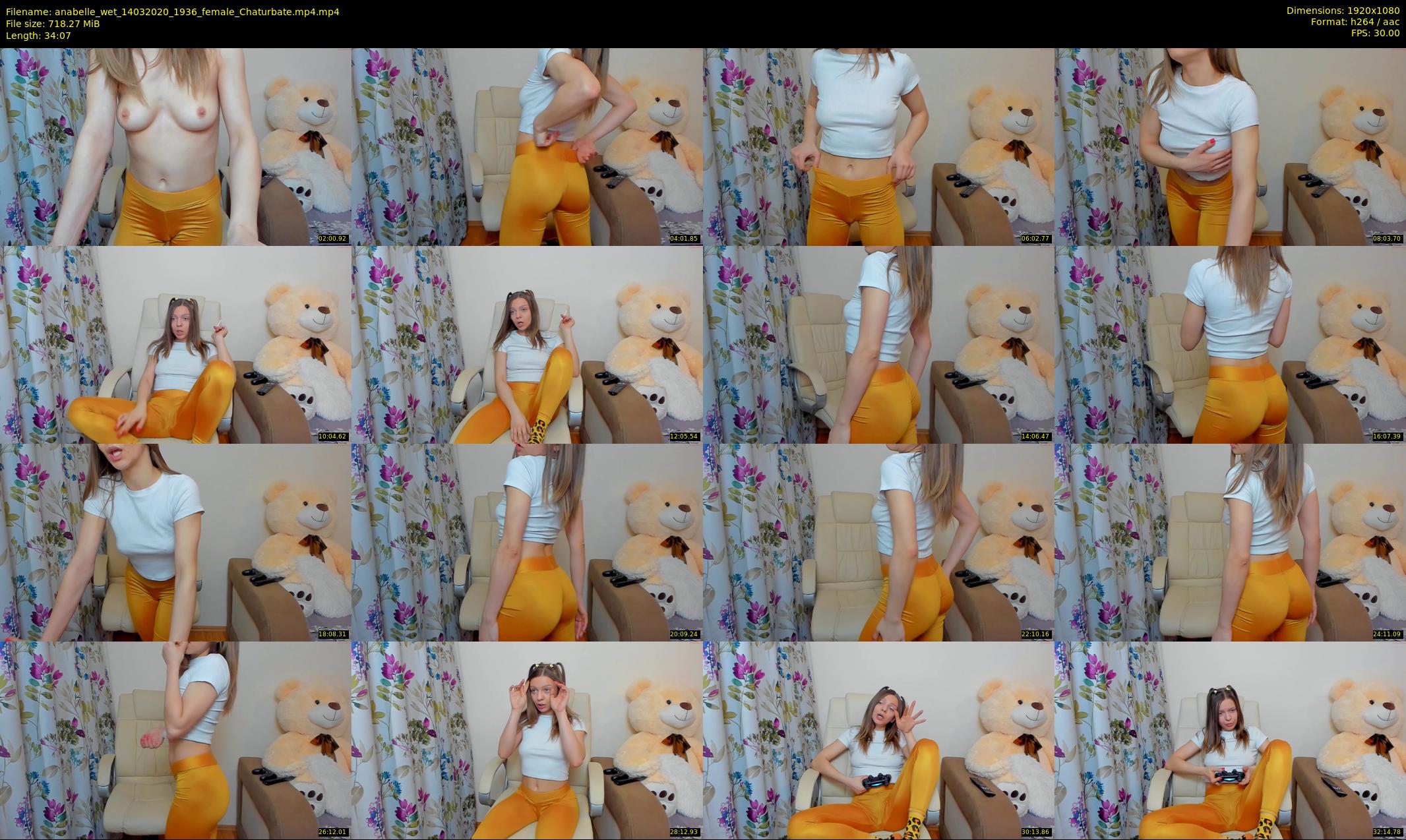anabelle_wet — 35 minute Chaturbate female cam show recording, 1080p, Mar 14, 2020