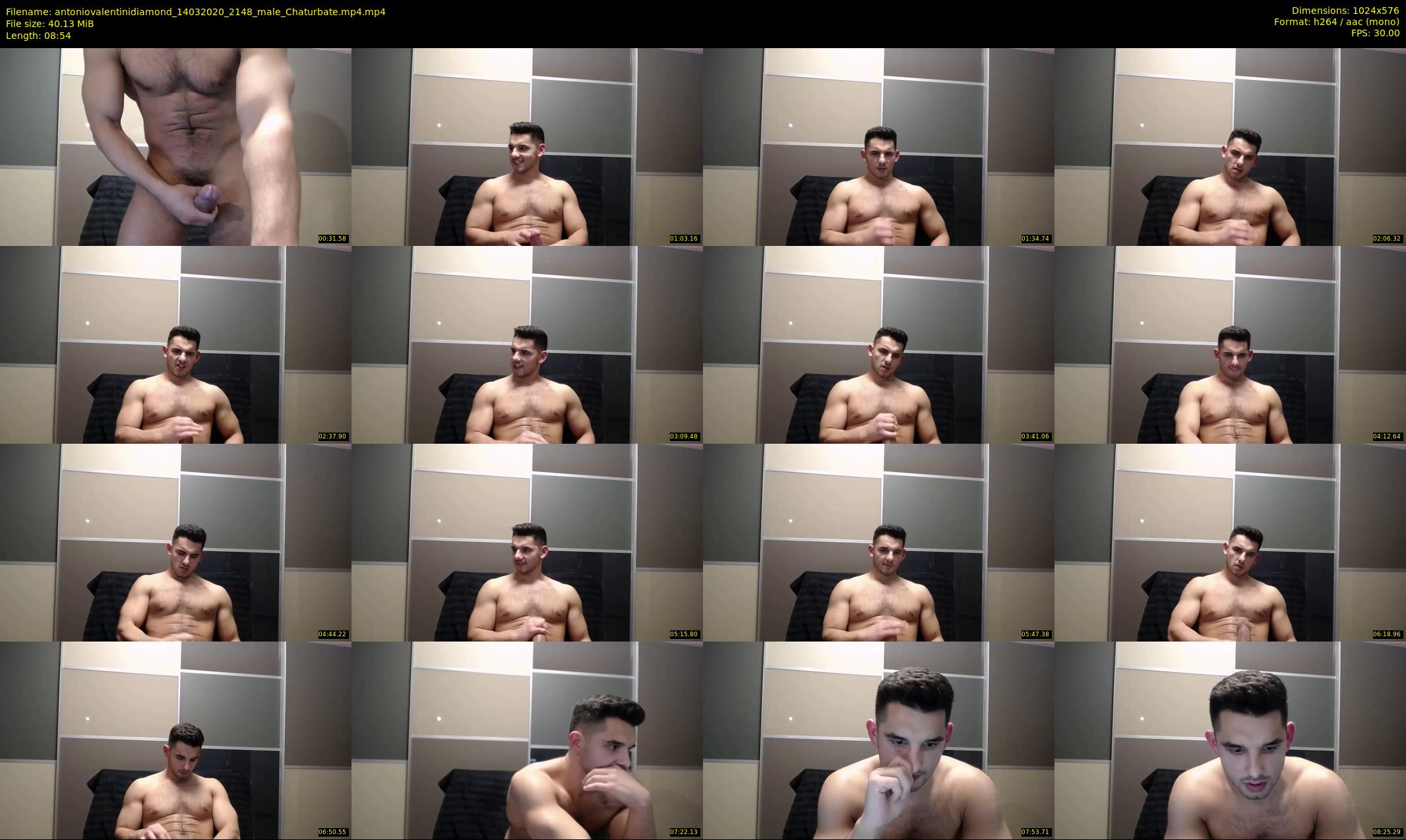 antoniovalentinidiamond — 9 minute Chaturbate male cam show recording, 480p, Mar 14, 2020