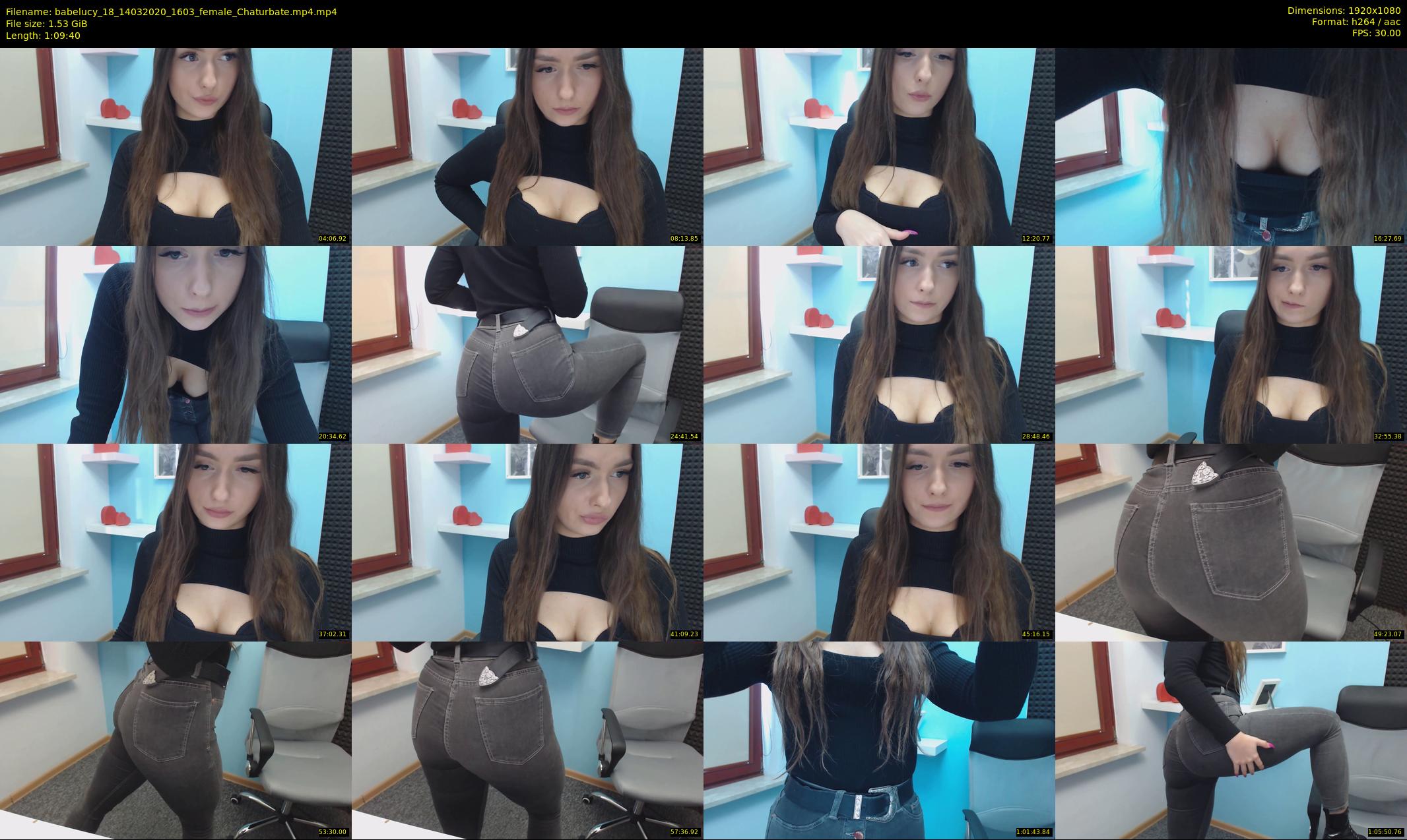 babelucy_18 — 70 minute Chaturbate female cam show recording, 1080p, Mar 14, 2020