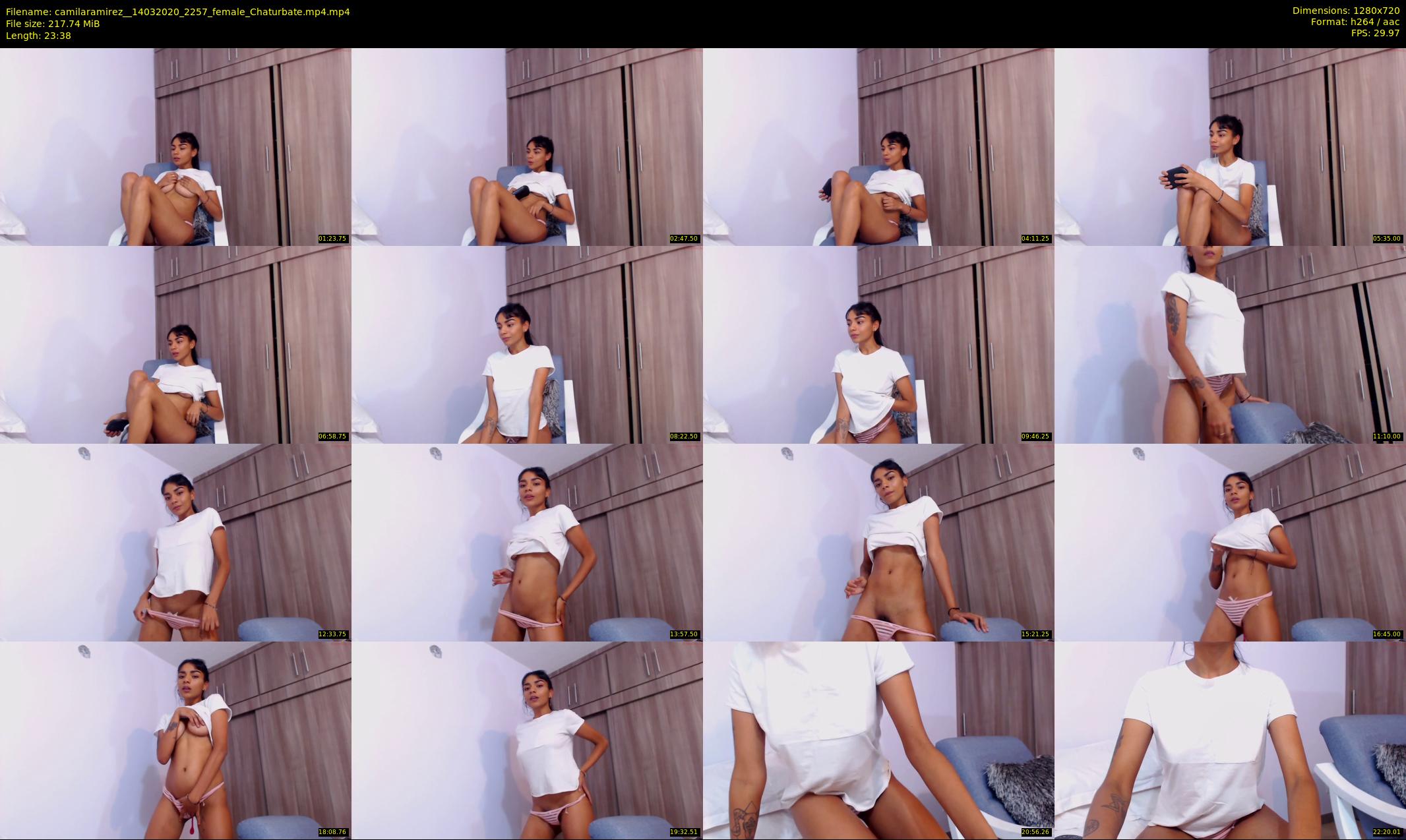 camilaramirez_ — 24 minute Chaturbate female cam show recording, 720p, Mar 14, 2020