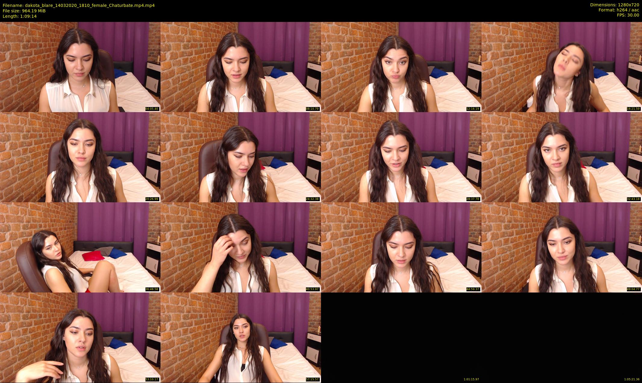 dakota_blare — 70 minute Chaturbate female cam show recording, 720p, Mar 14, 2020