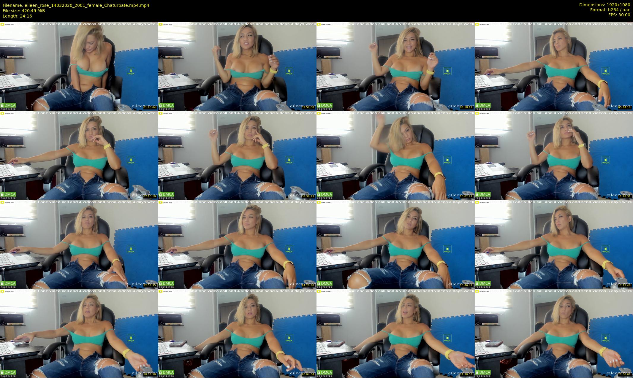 eileen_rose — 25 minute Chaturbate female cam show recording, 1080p, Mar 14, 2020