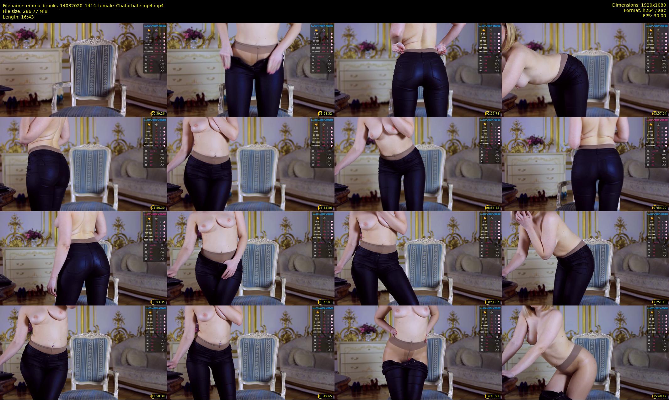 emma_brooks — 17 minute Chaturbate female cam show recording, 1080p, Mar 14, 2020