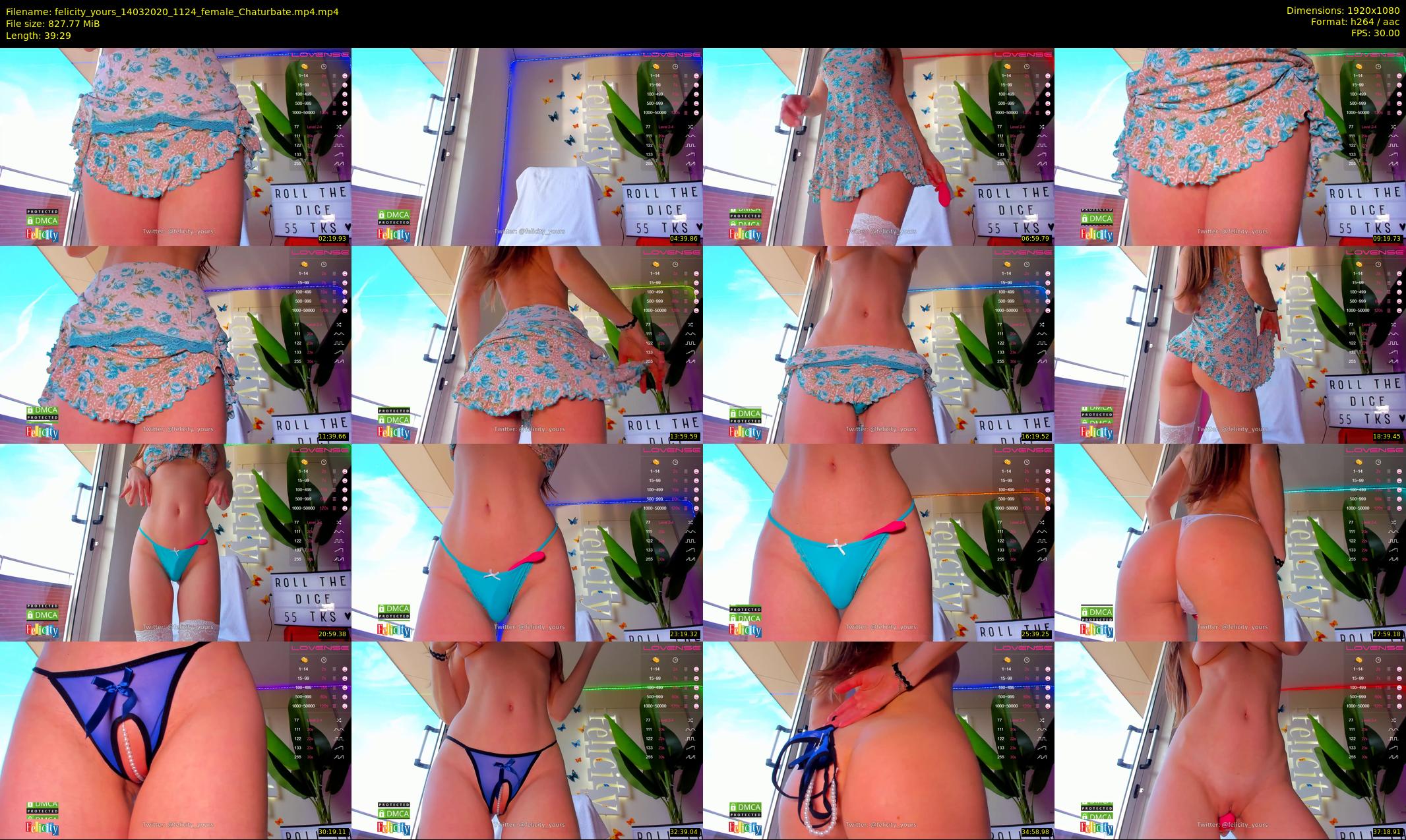 felicity_yours — 40 minute Chaturbate female cam show recording, 1080p, Mar 14, 2020