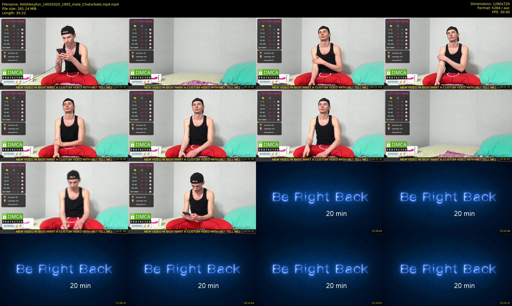 fetishboyfun — 36 minute Chaturbate male cam show recording, 720p, Mar 14, 2020