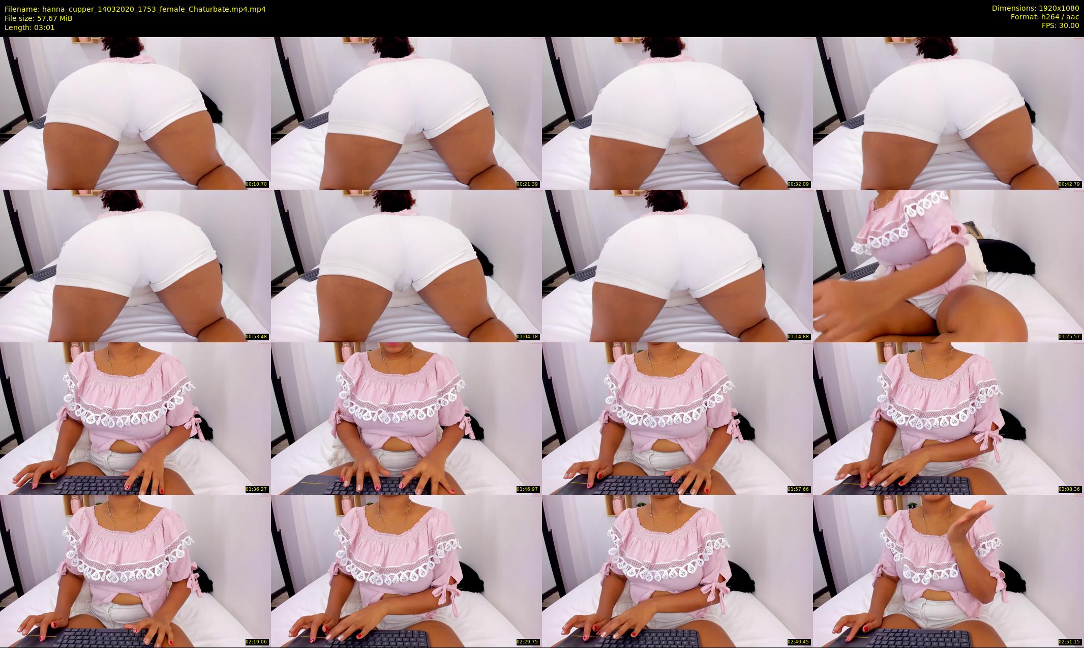 hanna_cupper — 4 minute Chaturbate female cam show recording, 1080p, Mar 14, 2020