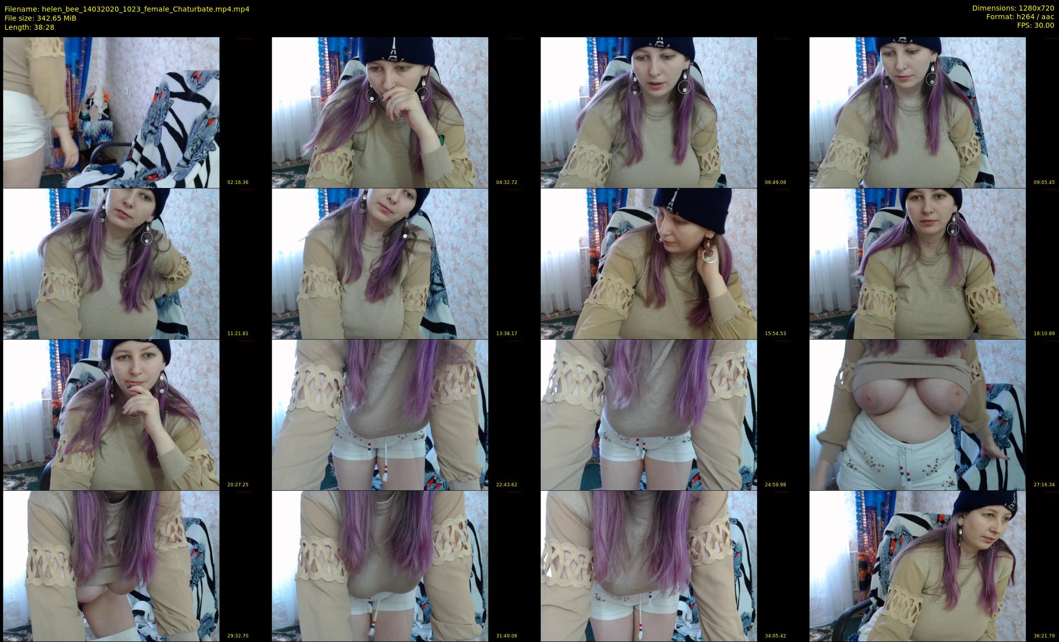 helen_bee — 39 minute Chaturbate female cam show recording, 720p, Mar 14, 2020