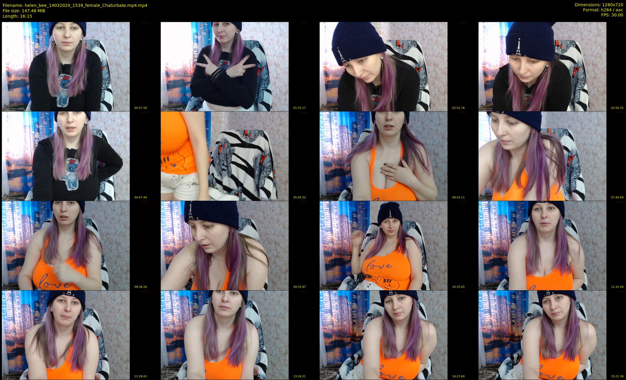 helen_bee — 17 minute Chaturbate female cam show recording, 720p, Mar 14, 2020