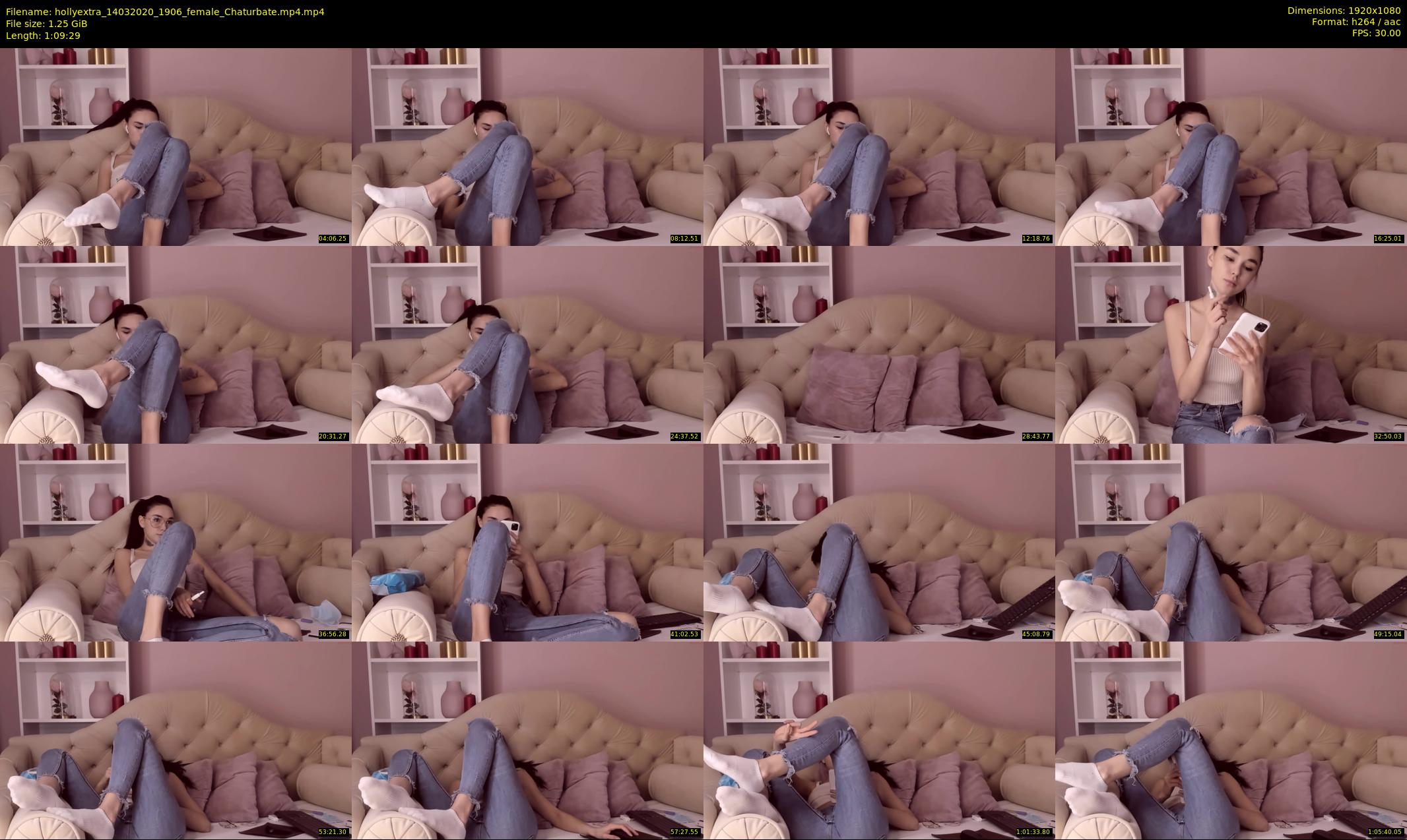 hollyextra — 70 minute Chaturbate female cam show recording, 1080p, Mar 14, 2020