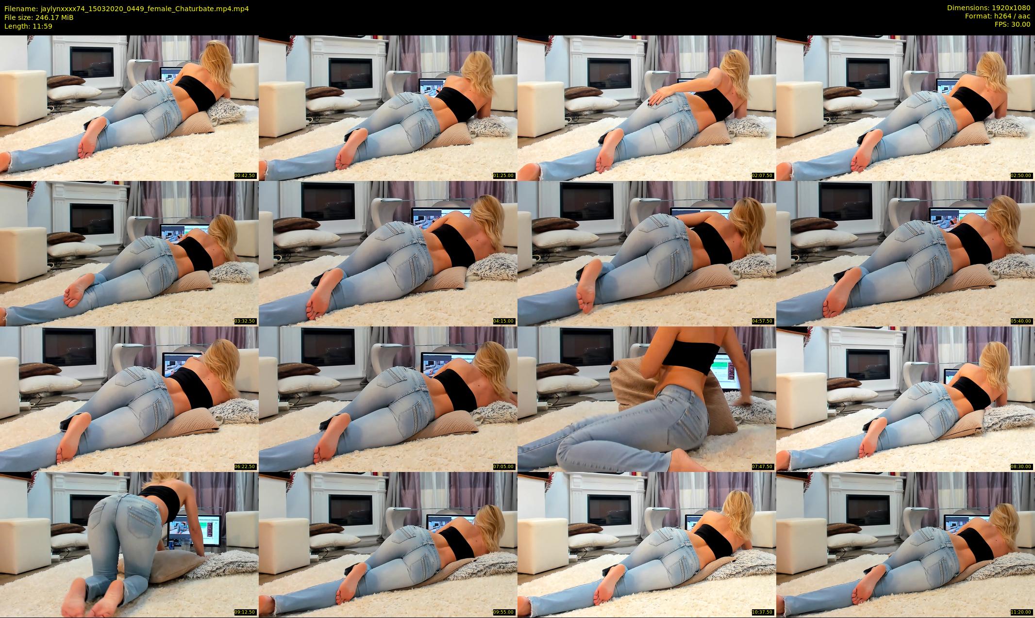 jaylynxxxx74 — 12 minute Chaturbate female cam show recording, 1080p, Mar 15, 2020
