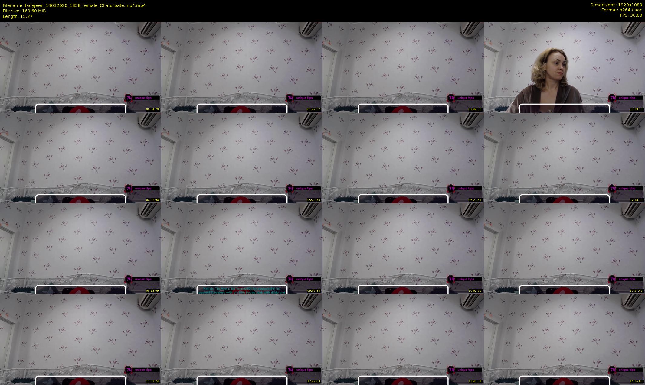 ladyjeen — 16 minute Chaturbate female cam show recording, 1080p, Mar 14, 2020
