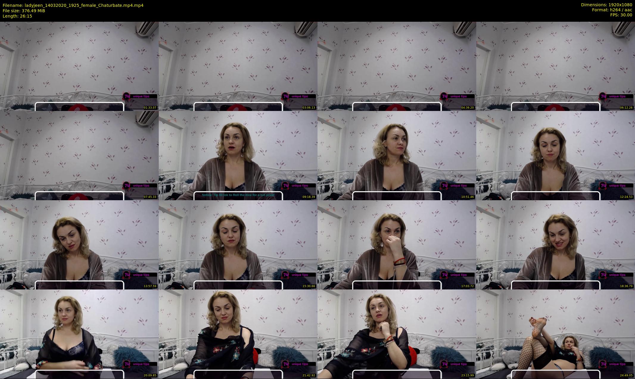 ladyjeen — 27 minute Chaturbate female cam show recording, 1080p, Mar 14, 2020