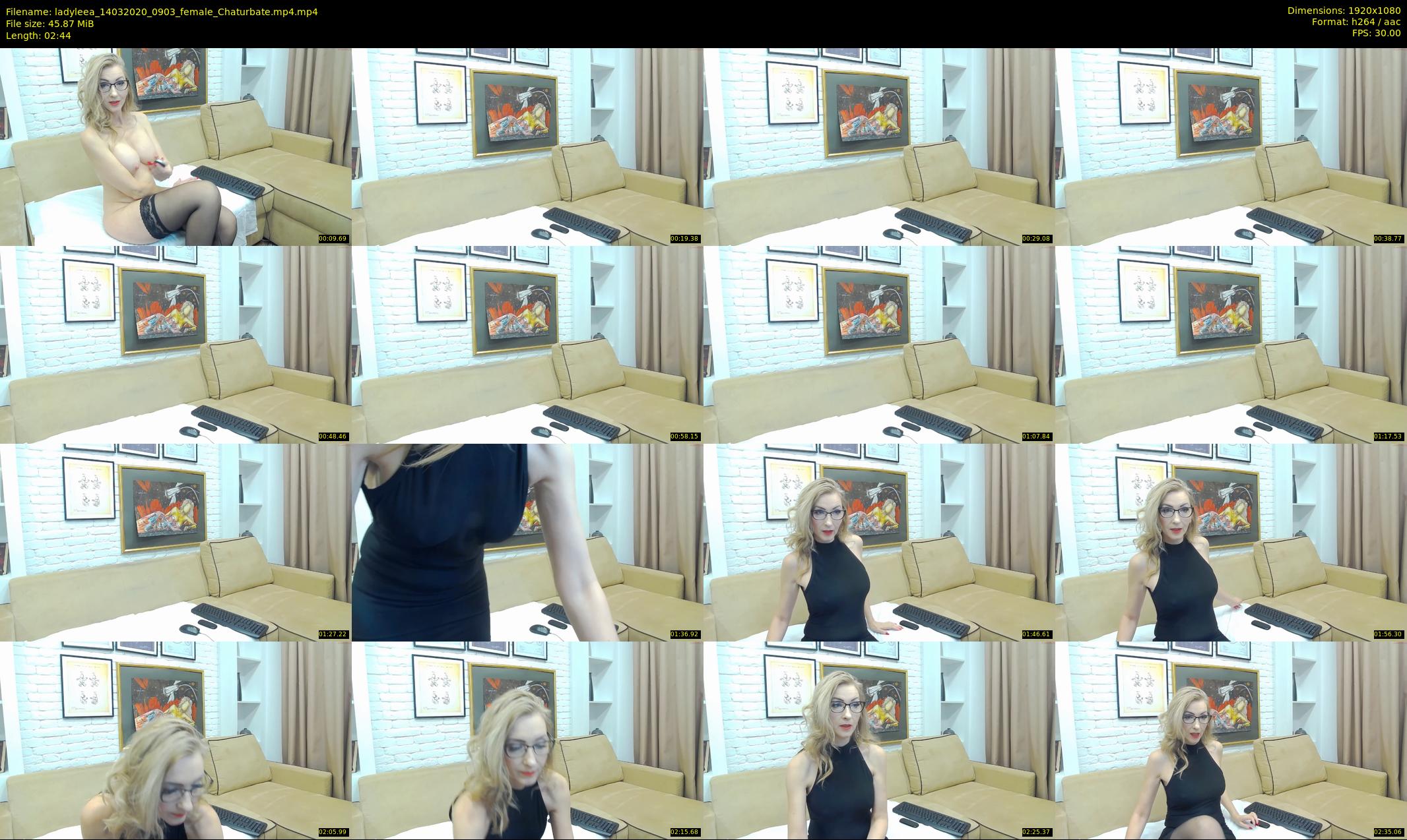 ladyleea — 3 minute Chaturbate female cam show recording, 1080p, Mar 14, 2020