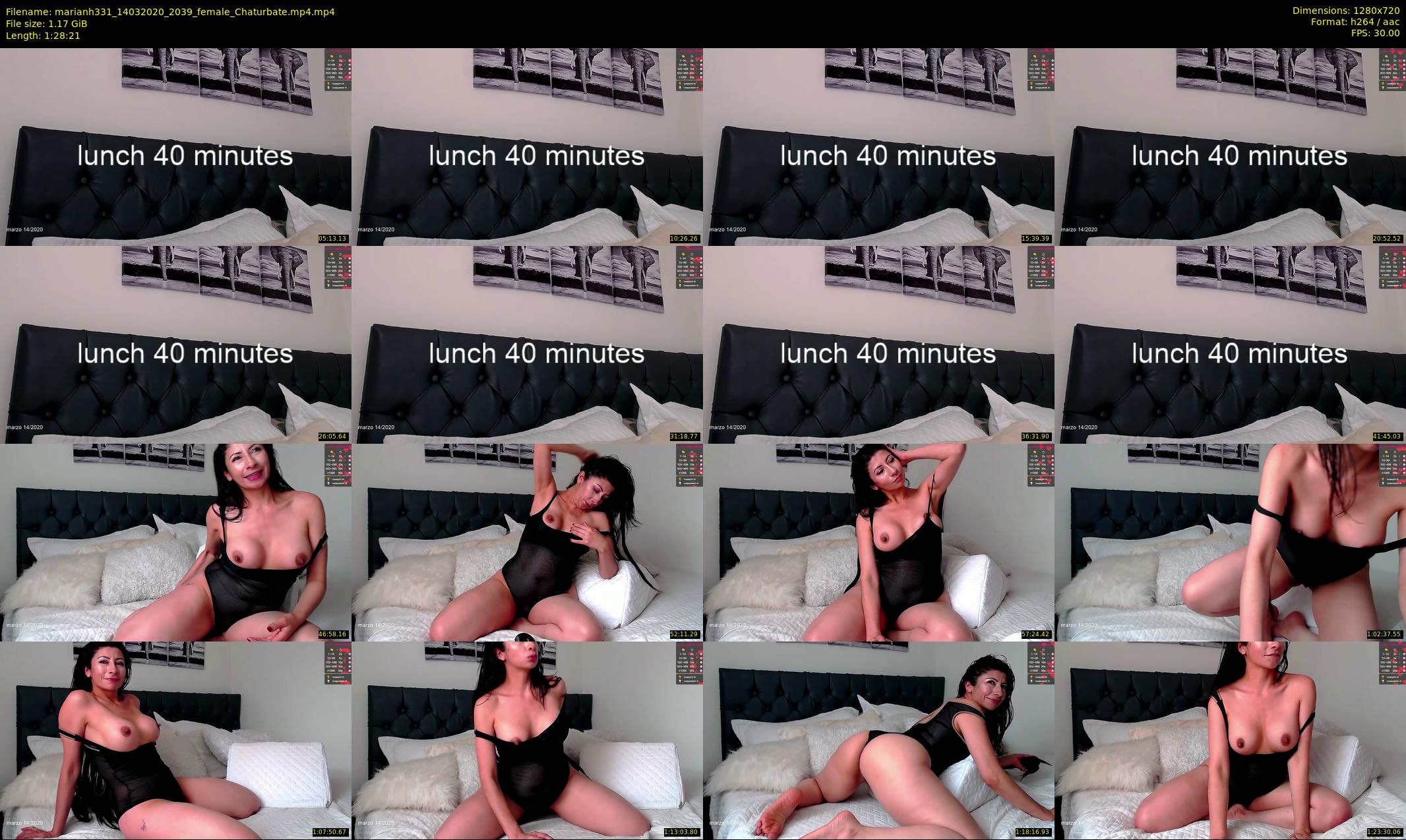 marianh331 — 89 minute Chaturbate female cam show recording, 720p, Mar 14, 2020