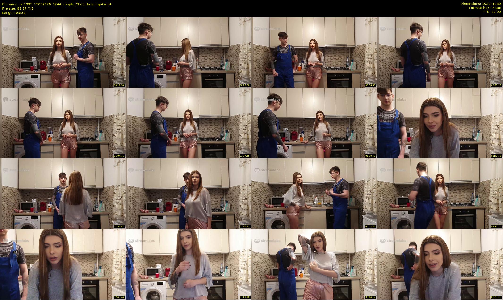 rrr1995 — 4 minute Chaturbate couple cam show recording, 1080p, Mar 15, 2020