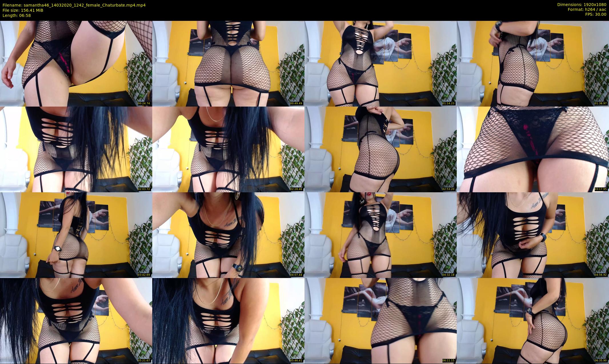 samantha46 — 7 minute Chaturbate female cam show recording, 1080p, Mar 14, 2020