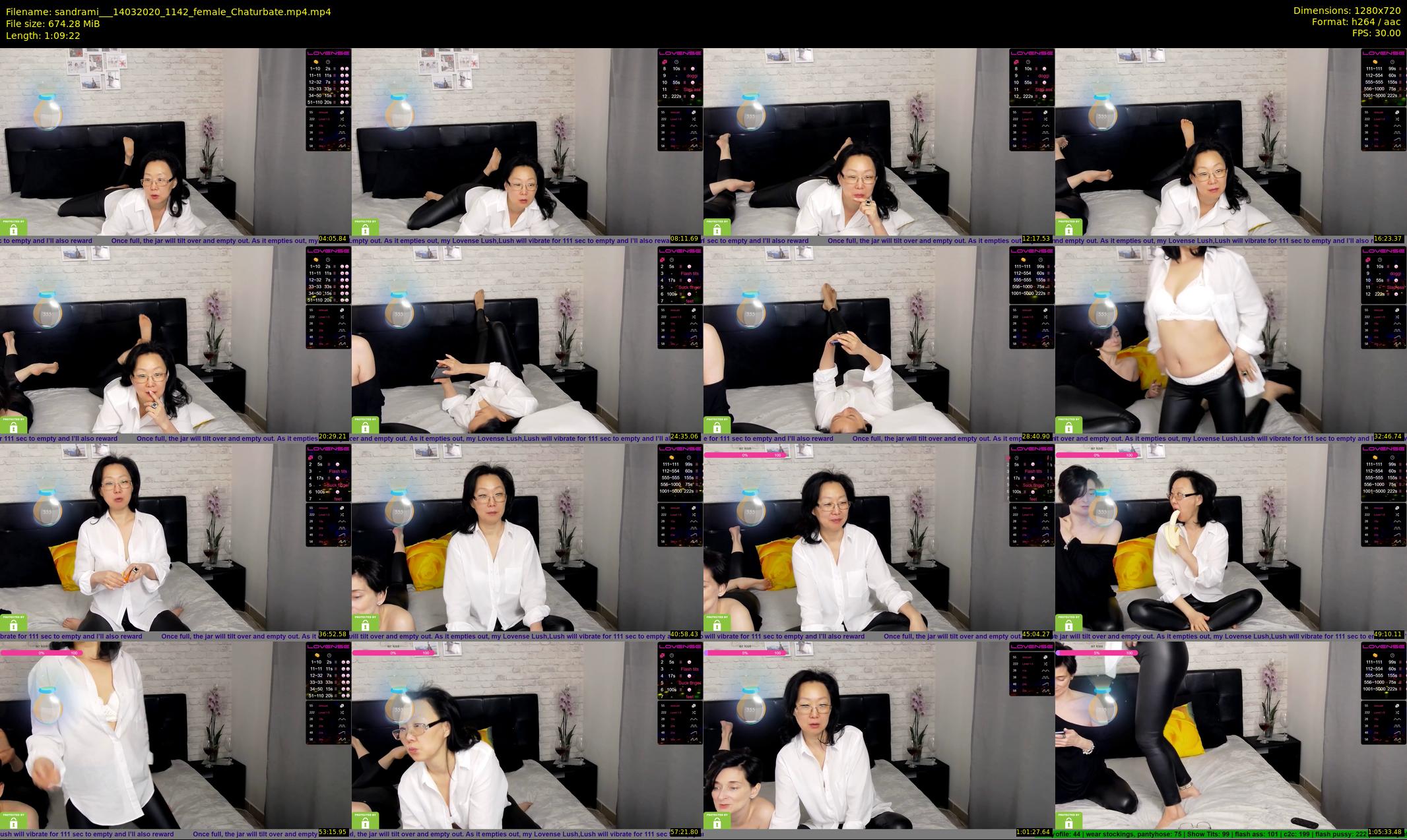 sandrami__ — 70 minute Chaturbate female cam show recording, 720p, Mar 14, 2020