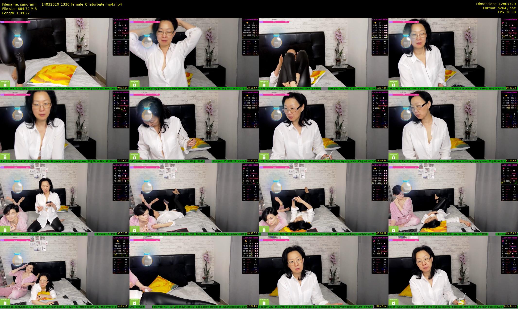 sandrami__ — 70 minute Chaturbate female cam show recording, 720p, Mar 14, 2020