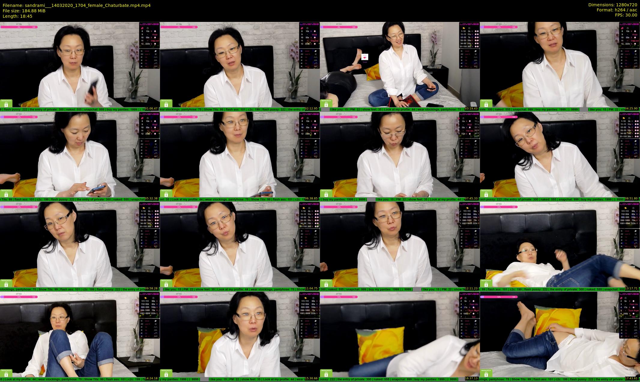 sandrami__ — 19 minute Chaturbate female cam show recording, 720p, Mar 14, 2020
