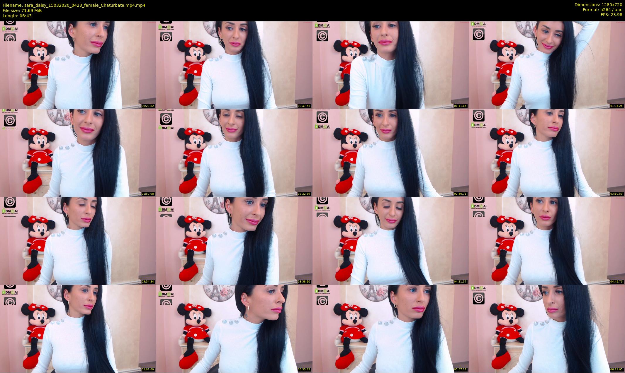 sara_daisy — 7 minute Chaturbate female cam show recording, 720p, Mar 15, 2020