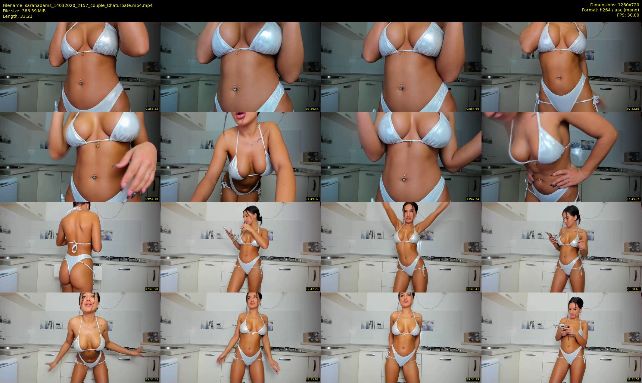 sarahadams — 34 minute Chaturbate female cam show recording, 720p, Mar 14, 2020