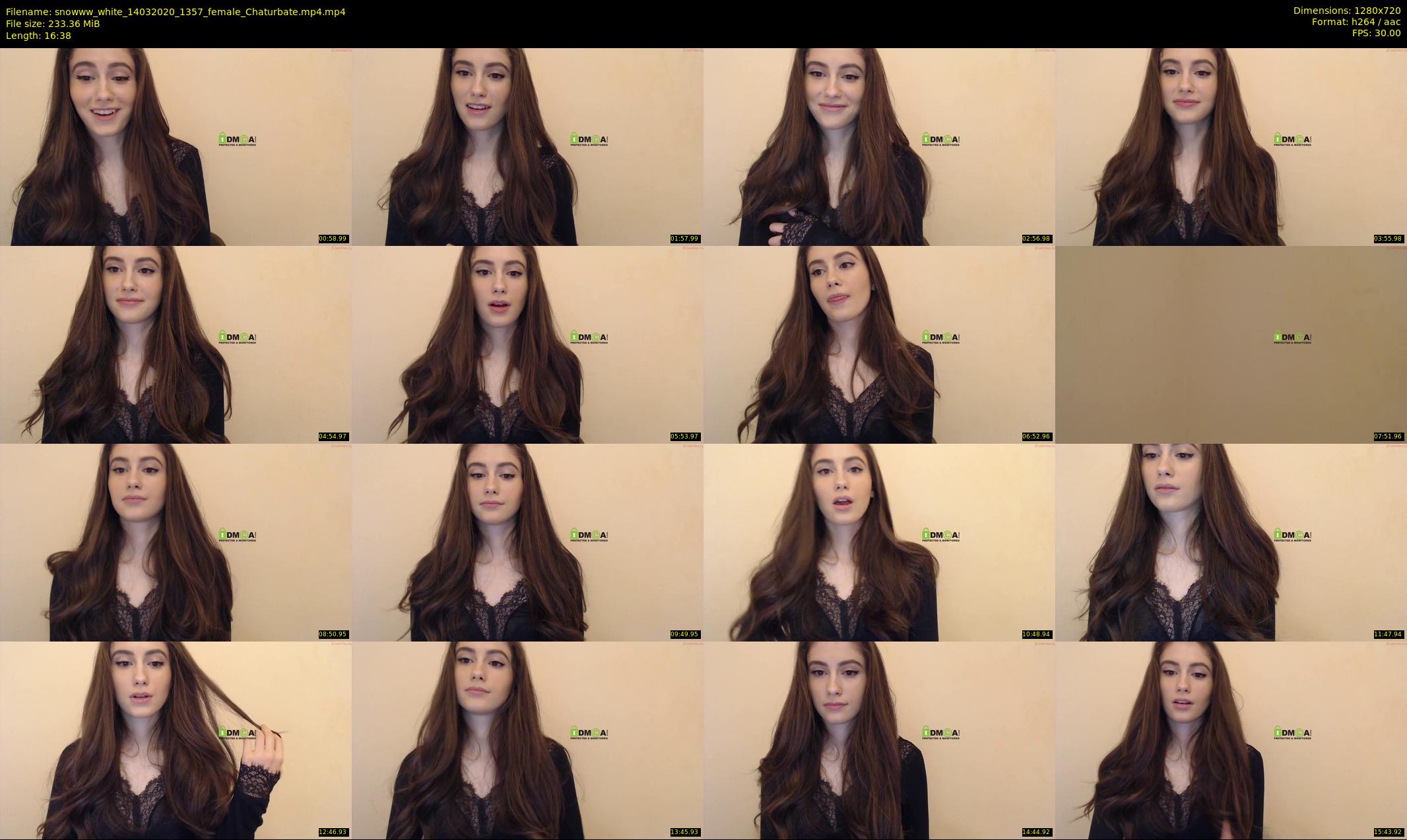 snowww_white — 17 minute Chaturbate female cam show recording, 720p, Mar 14, 2020