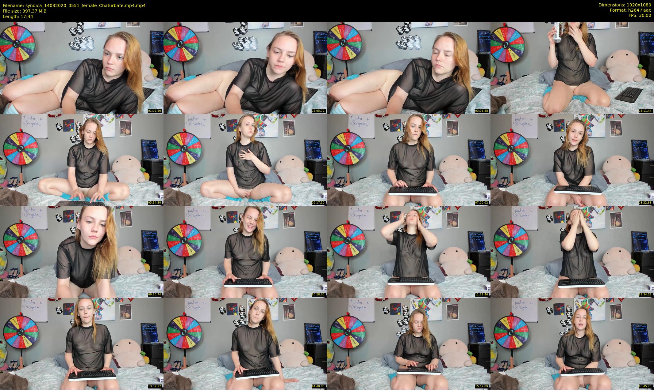 syndica — 18 minute Chaturbate female cam show recording, 1080p, Mar 14, 2020