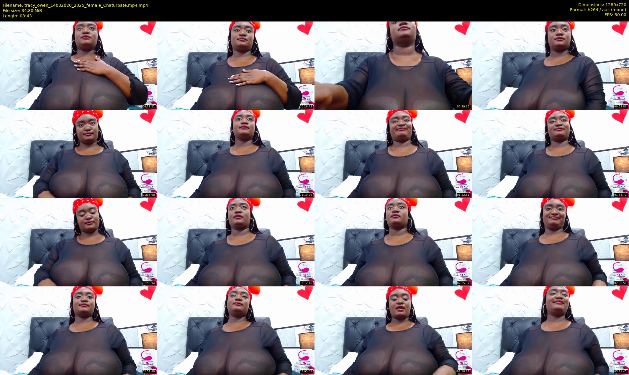 tracy_owen — 4 minute Chaturbate female cam show recording, 720p, Mar 14, 2020