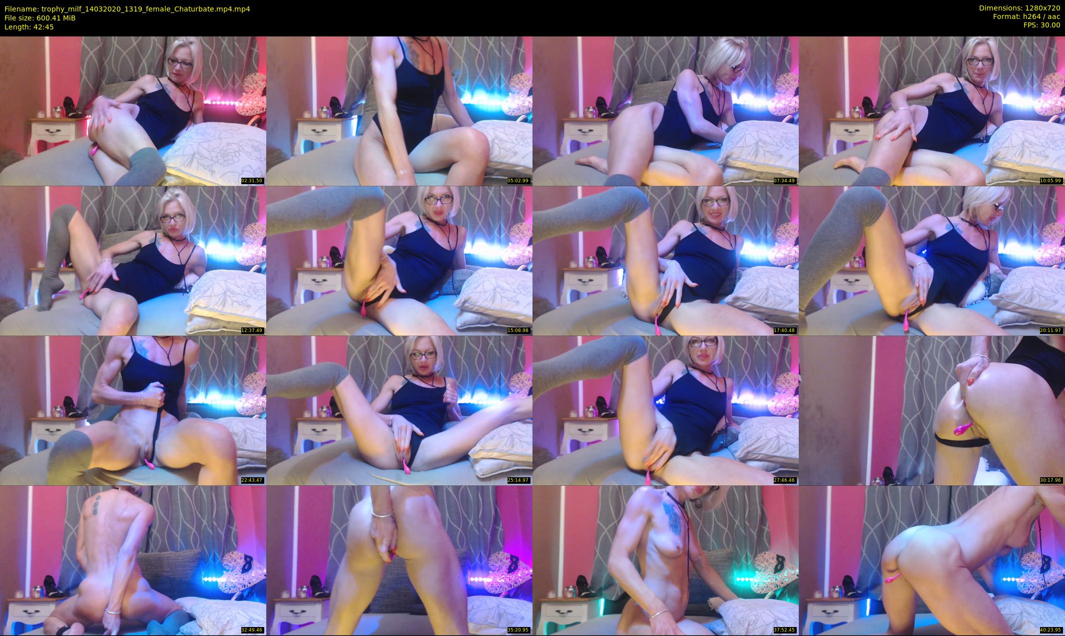 trophy_milf — 43 minute Chaturbate female cam show recording, 720p, Mar 14, 2020