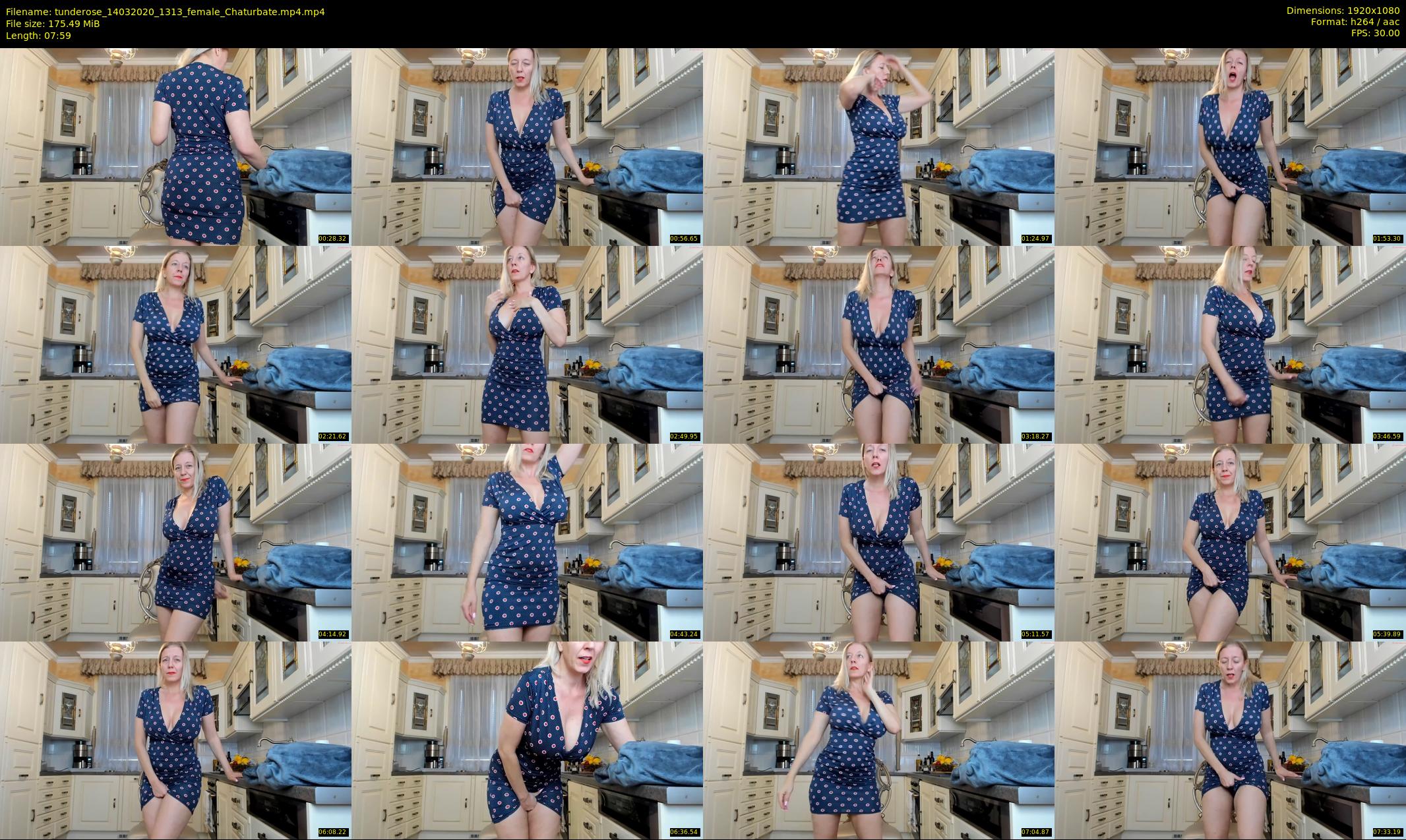 tunderose — 8 minute Chaturbate female cam show recording, 1080p, Mar 14, 2020