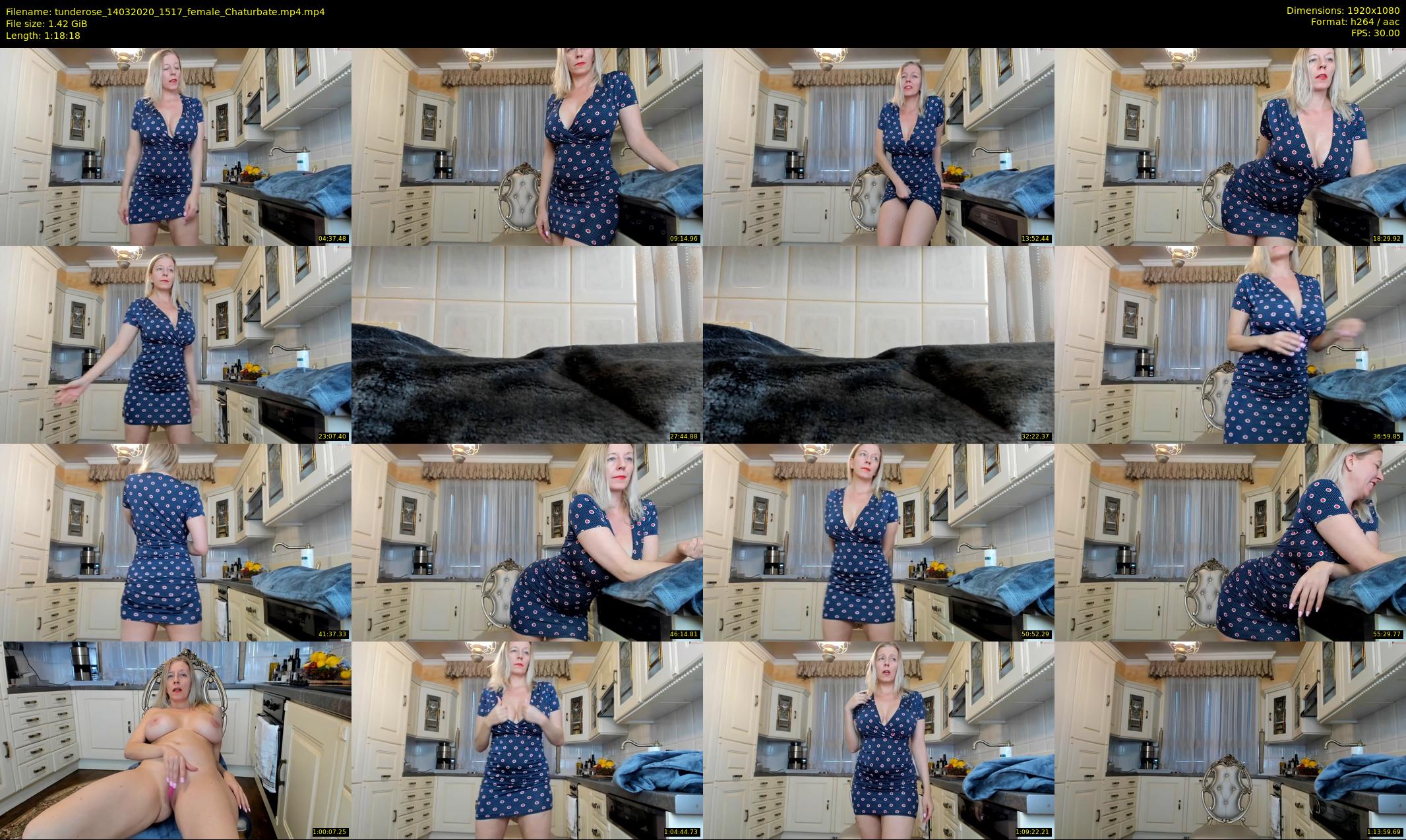tunderose — 79 minute Chaturbate female cam show recording, 1080p, Mar 14, 2020