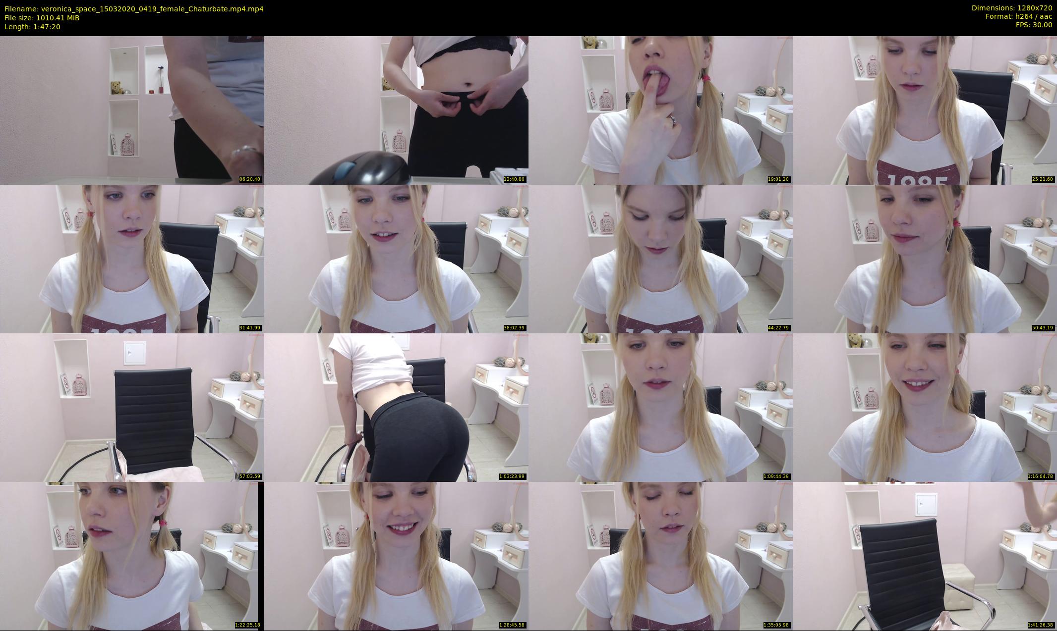 veronica_space — 108 minute Chaturbate female cam show recording, 720p, Mar 15, 2020