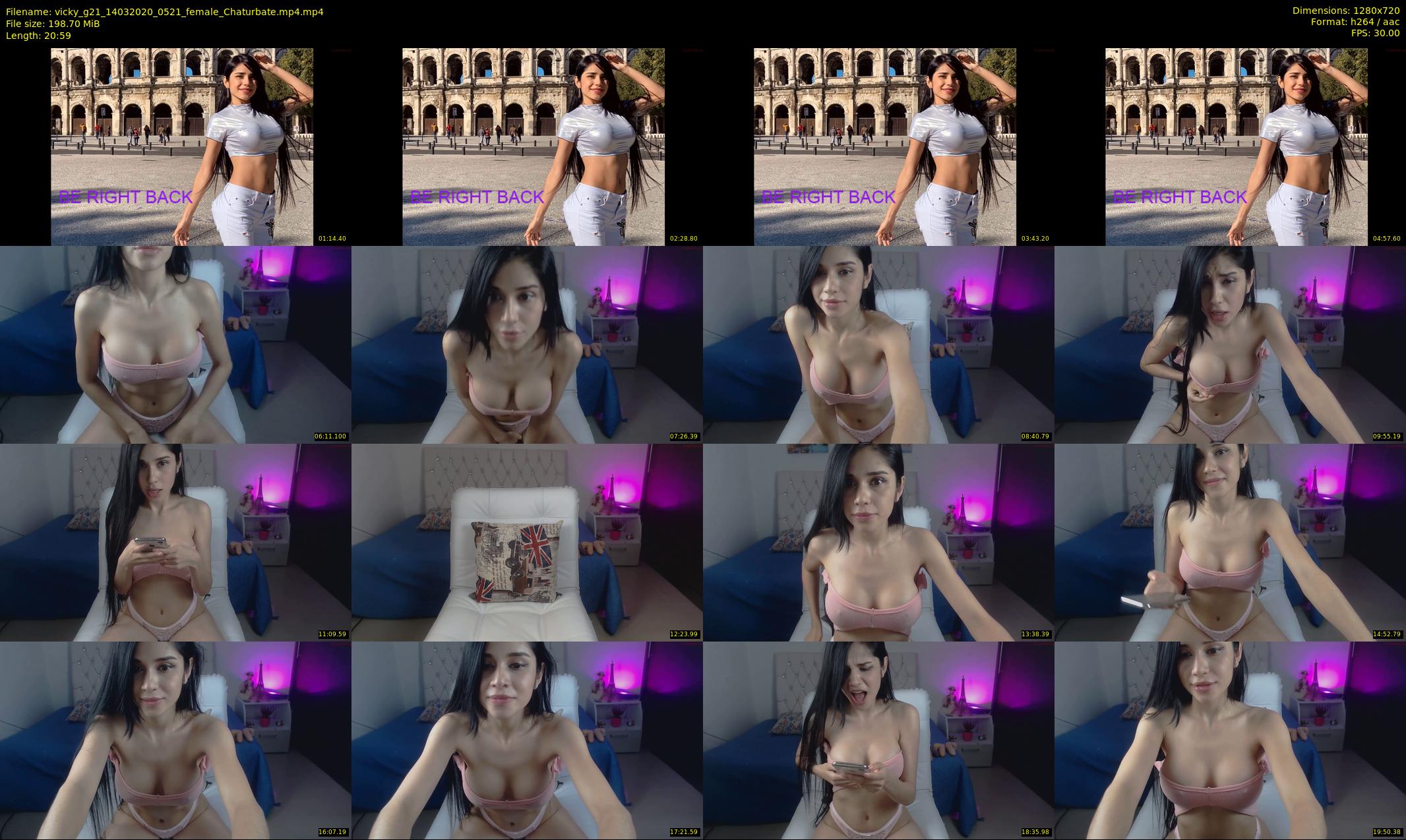 vicky_g21 — 21 minute Chaturbate female cam show recording, 720p, Mar 14, 2020